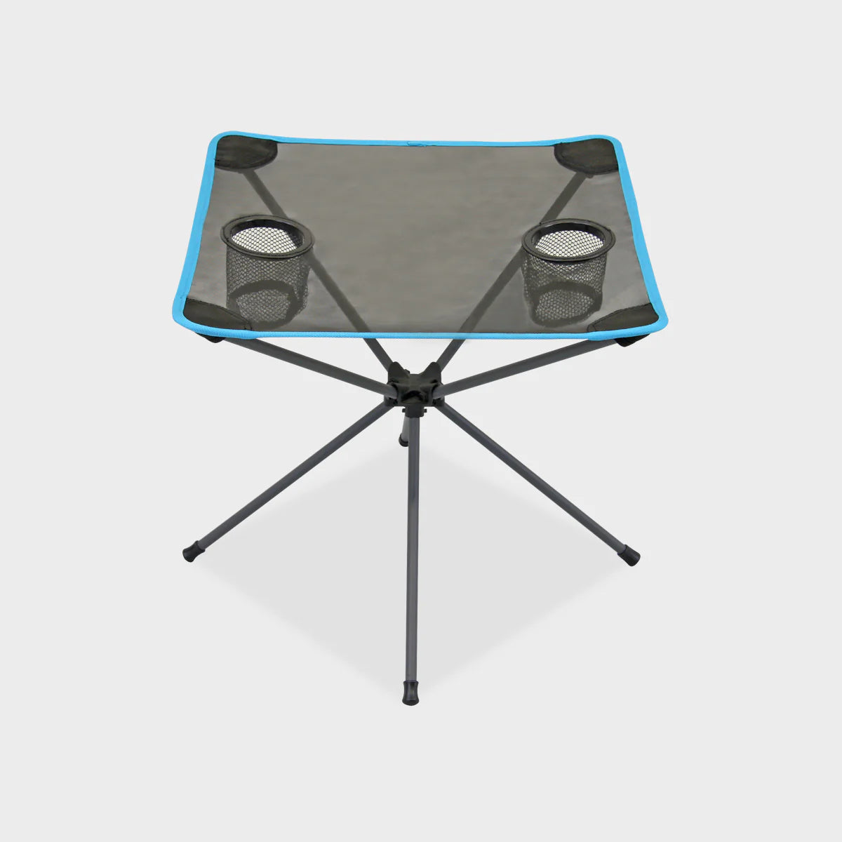 Portal Outdoor - Lightweight Folding Camping Table - "Pop" Grey/Blue