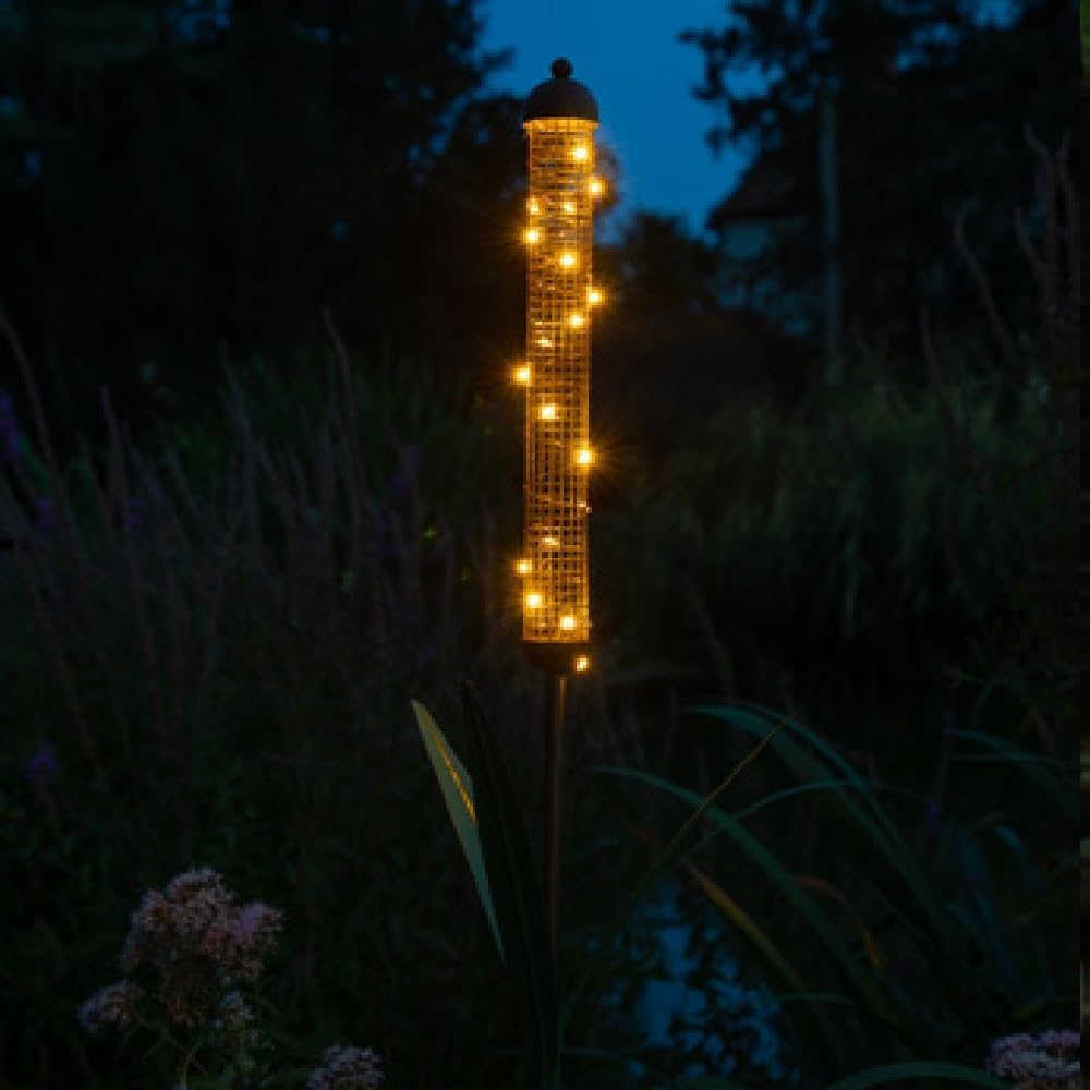 Noma Solar 1.44m Bulrush Outdoor Garden Stake Light