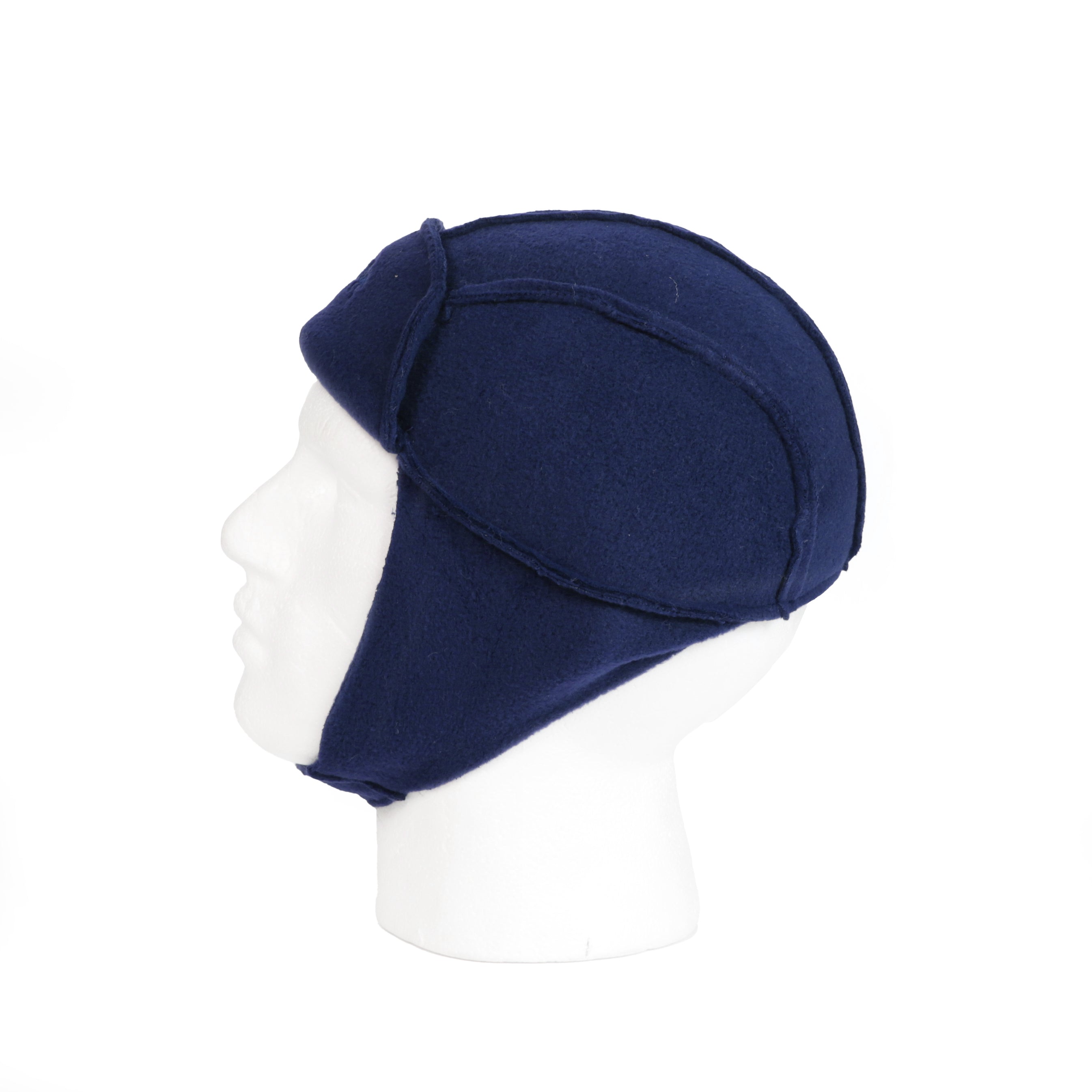 Arctic Fox Fleece Trapper Hat - Navy Blue