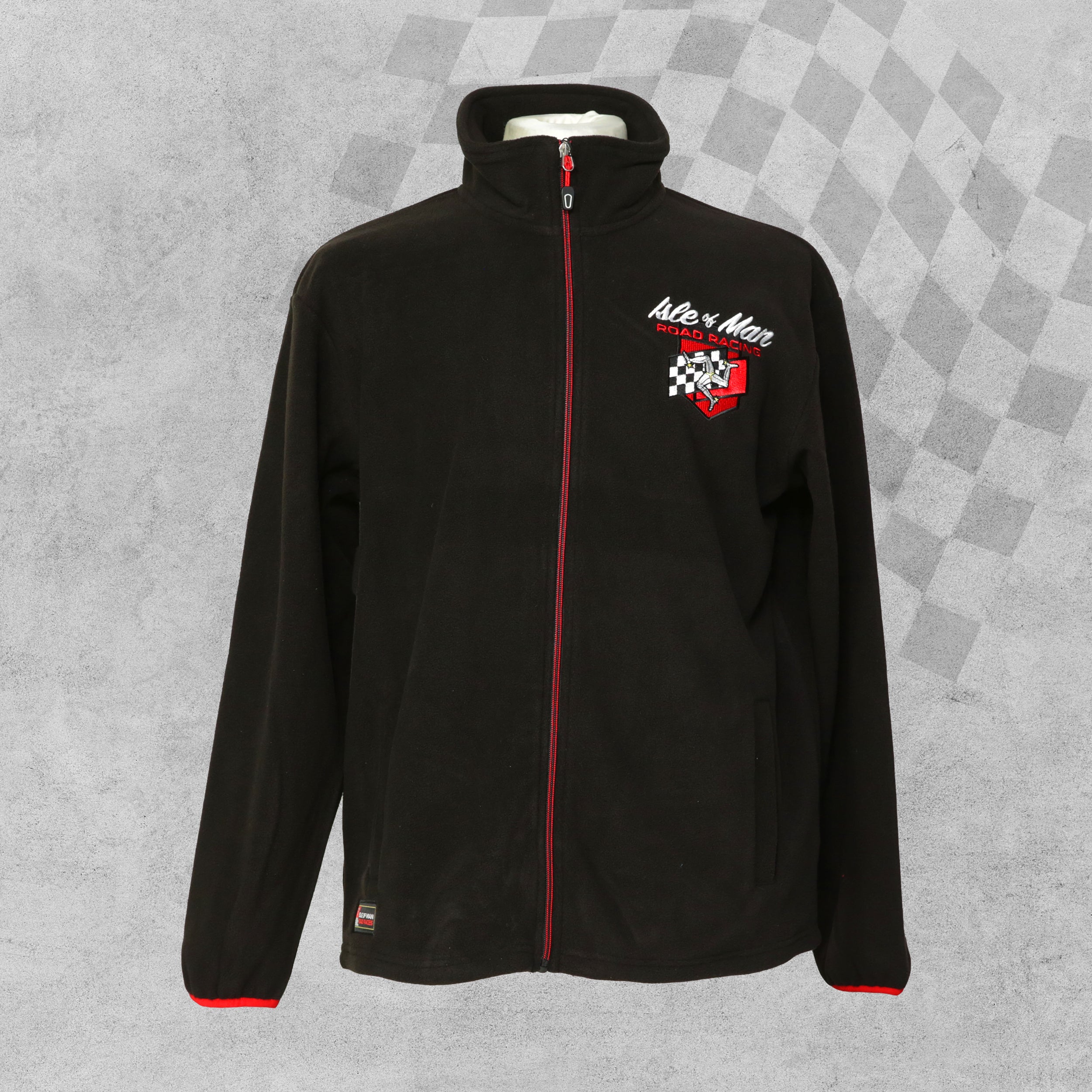 Official Isle of Man Race Lightweight Zip Up Fleece