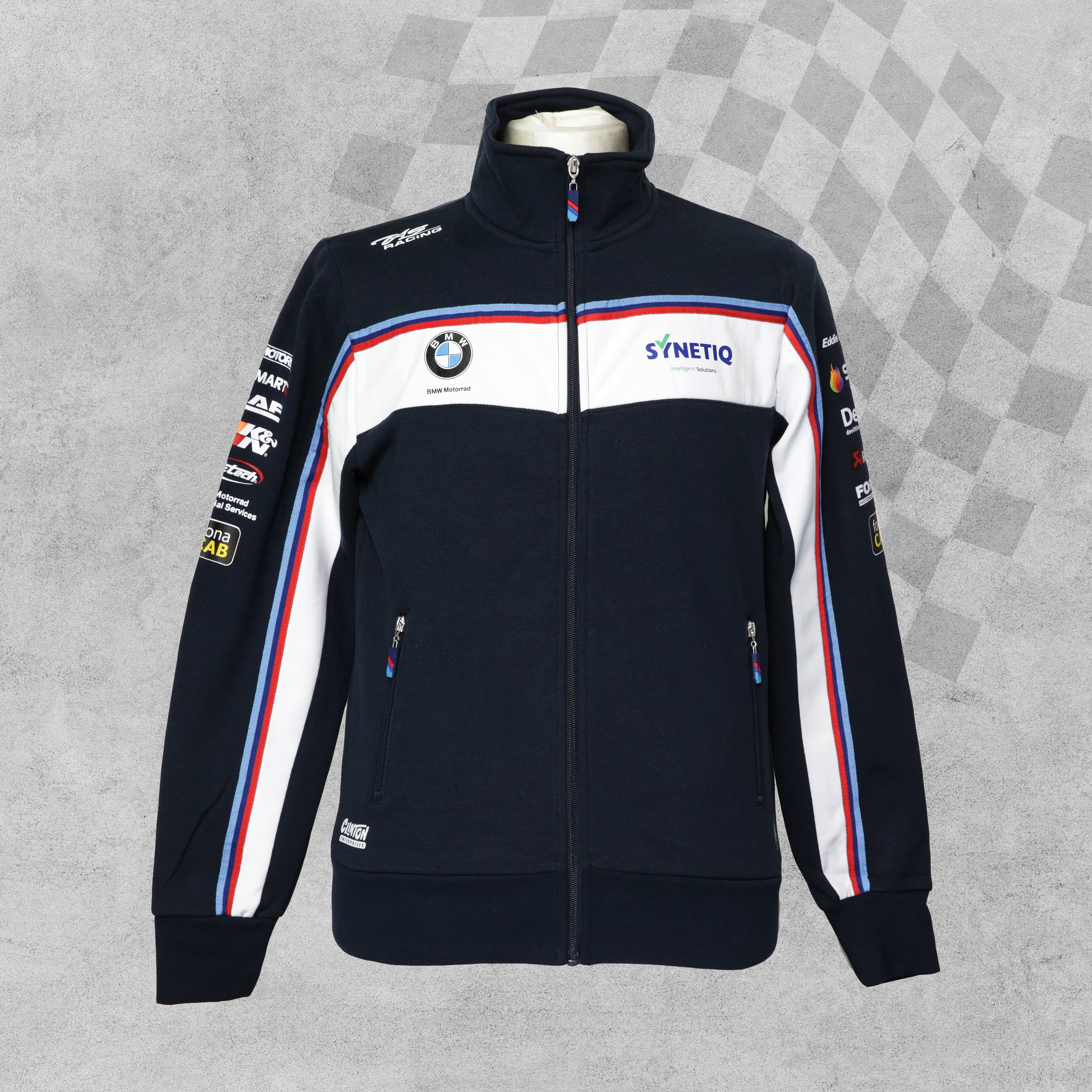 Official BMW Racing Synetiq Zip Up Sweatshirt