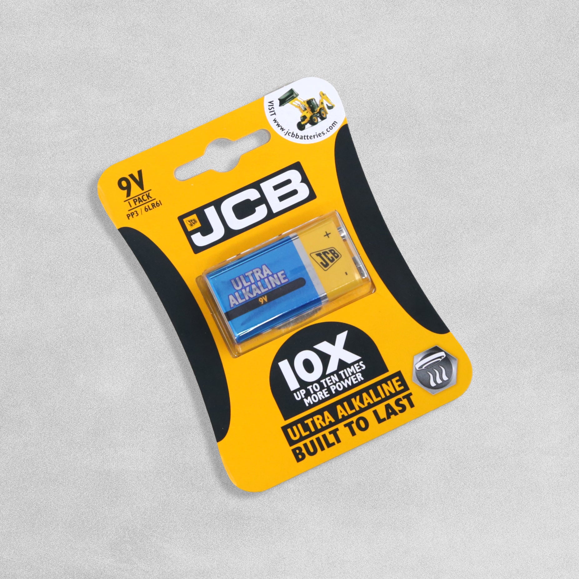 JCB 9V Ultra Alkaline Battery