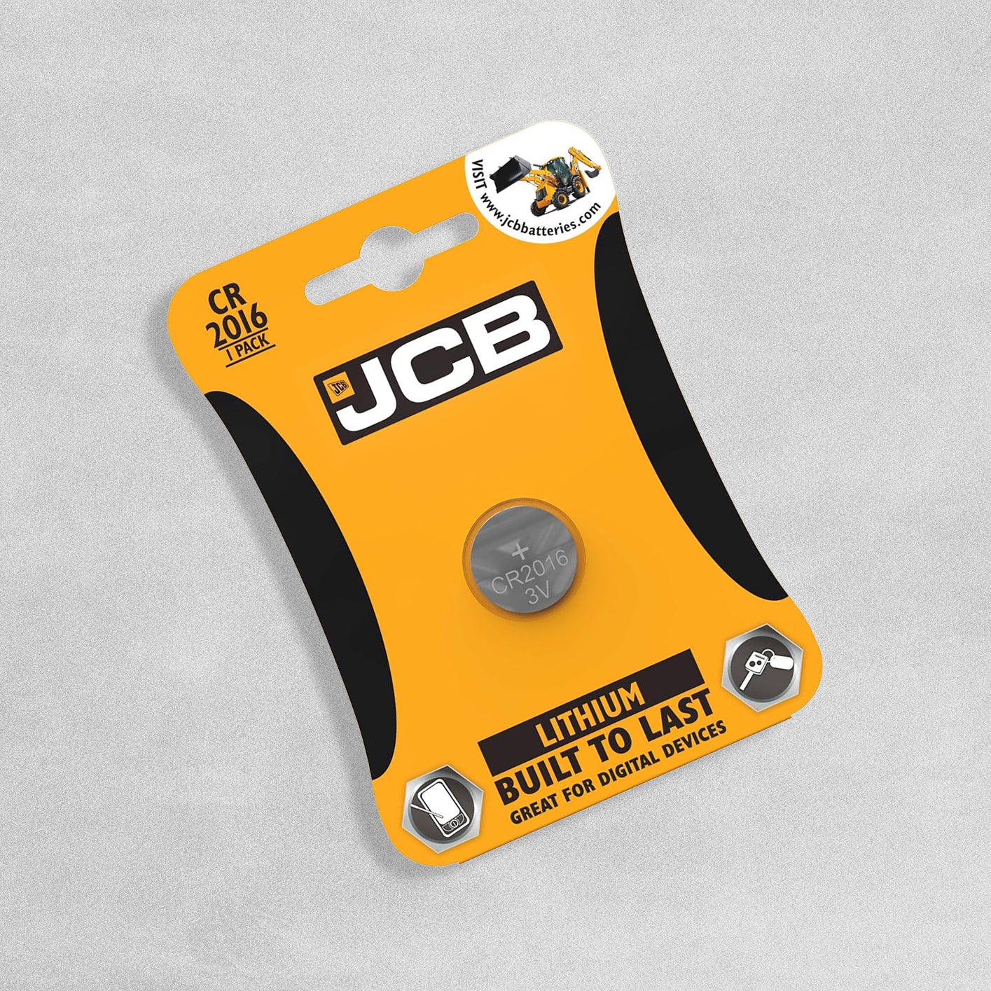 JCB CR2016 Battery 3V