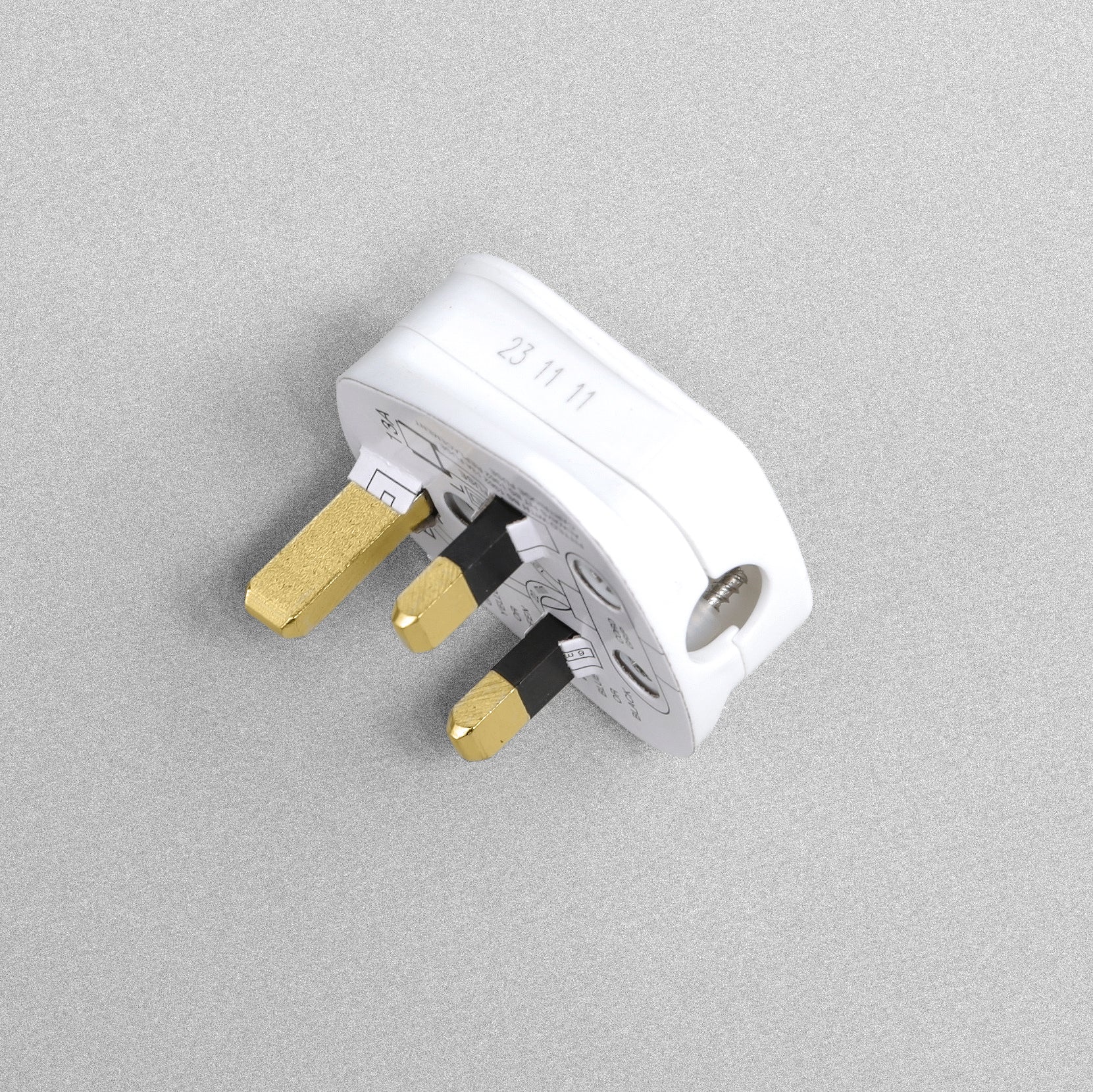 Status Fused 13A Plug - White