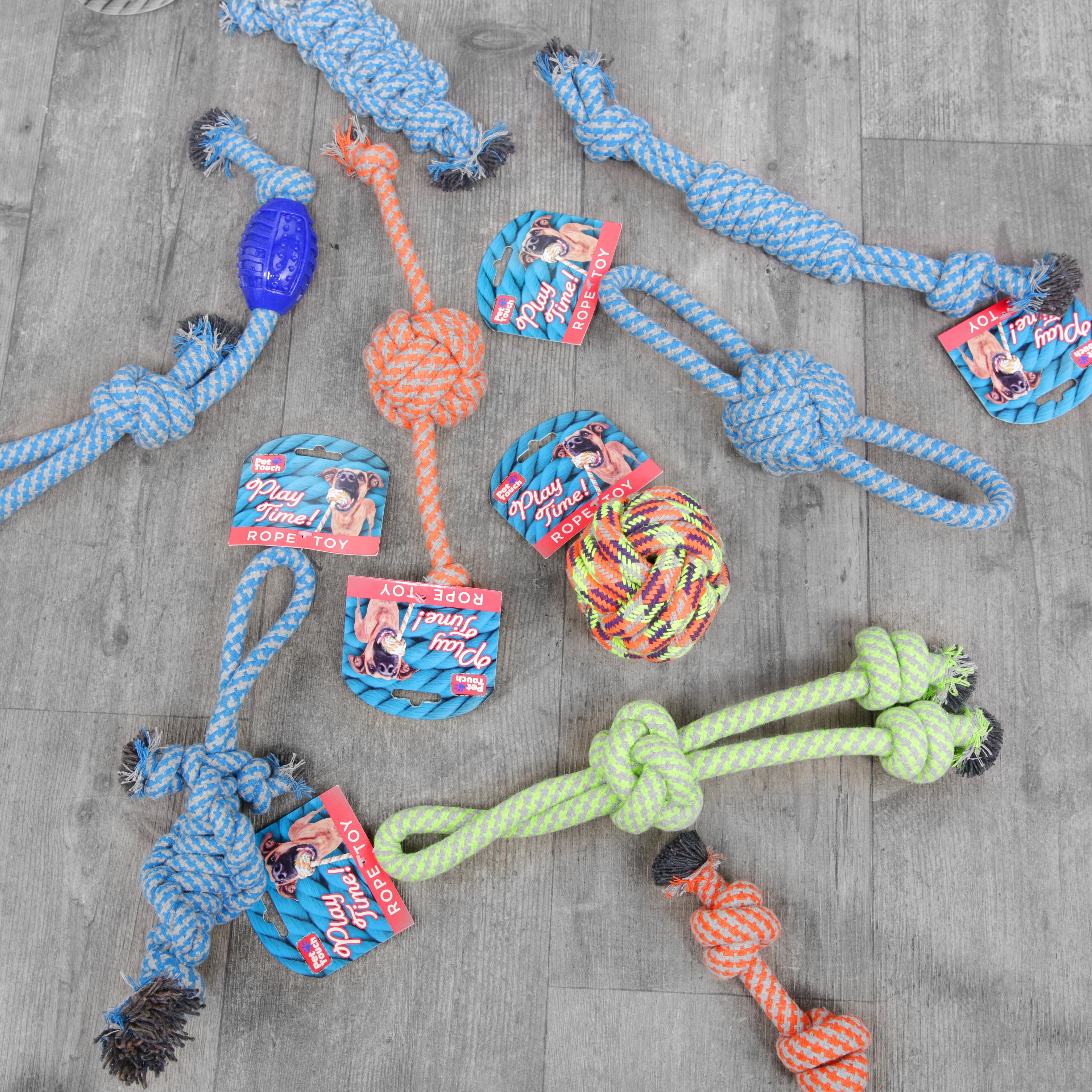 Pet Touch Rope Dog Toys - Various Designs