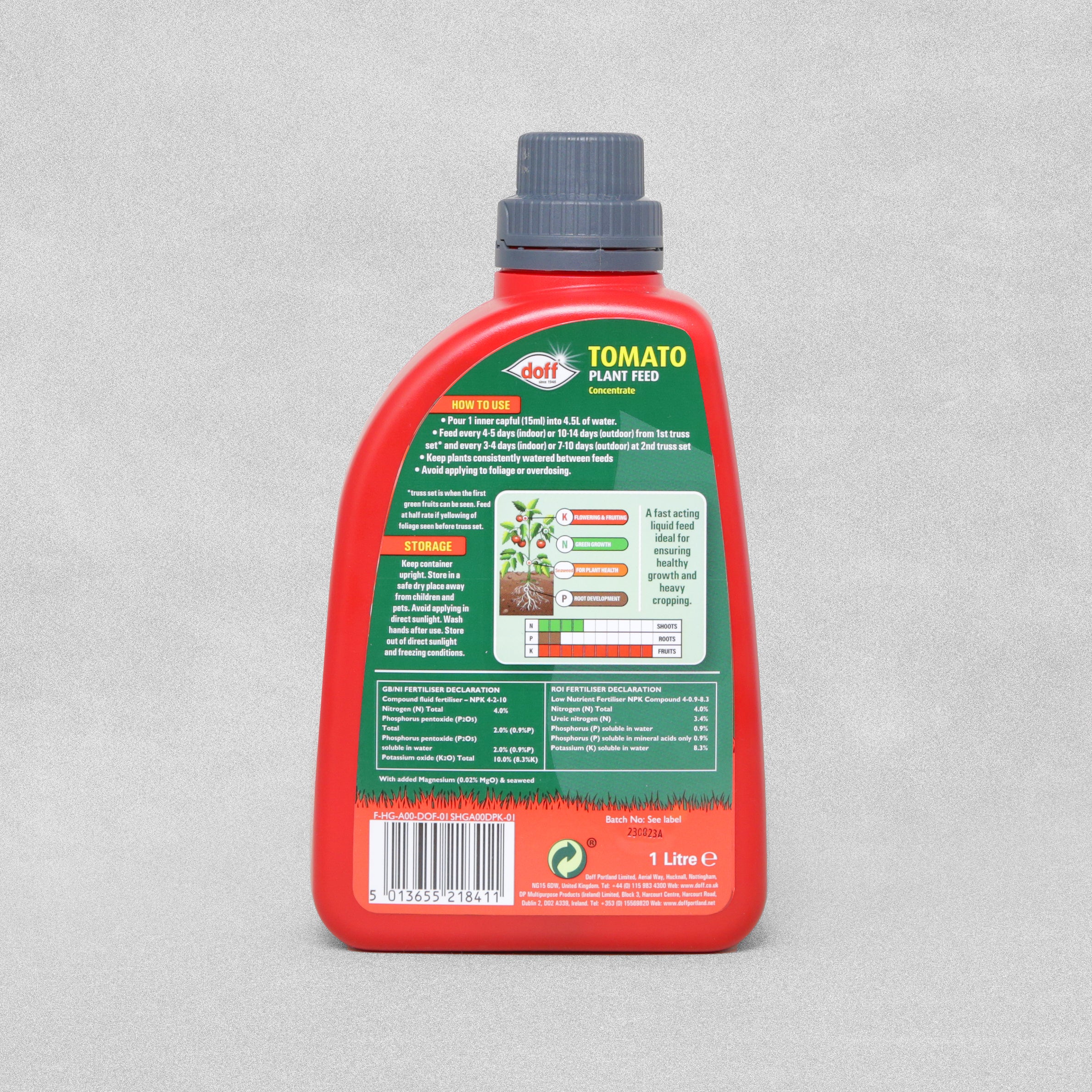 Doff Tomato Plant Feed Concentrate - 1L