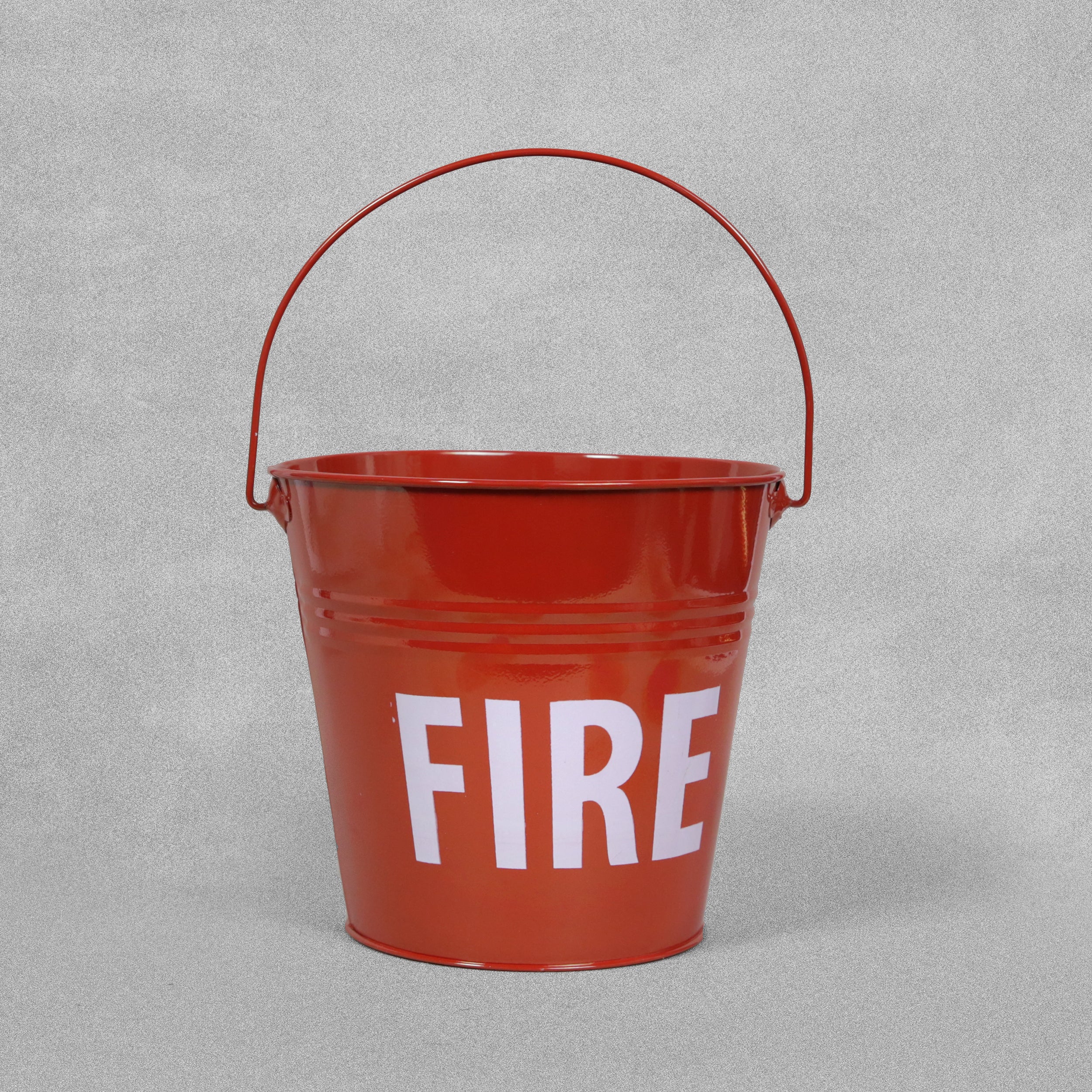 Decorative Metal Fire Bucket Planter