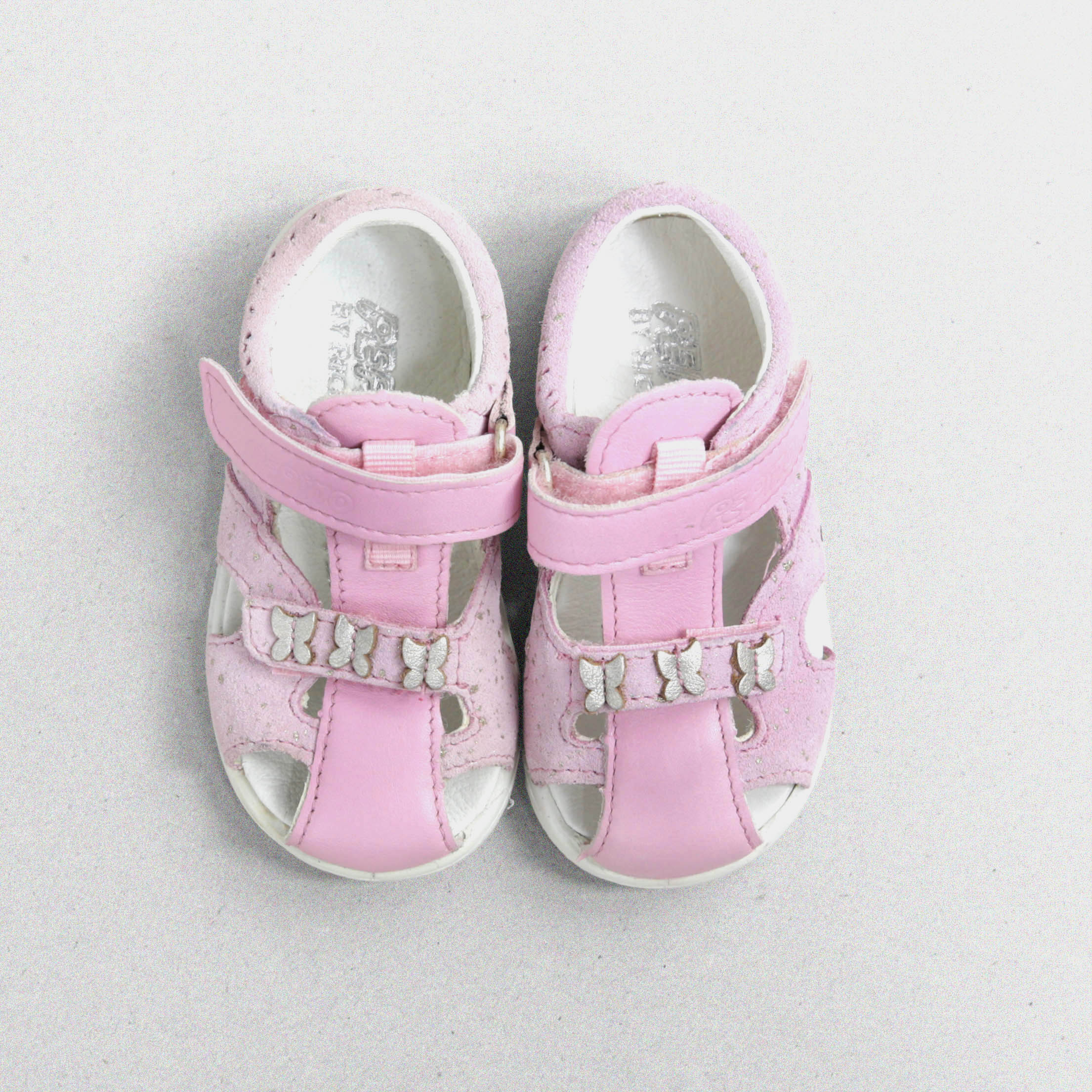 Ricosta Antje Kids Girls Pink Closed Toe Sandals Child UK 4 - EU 20