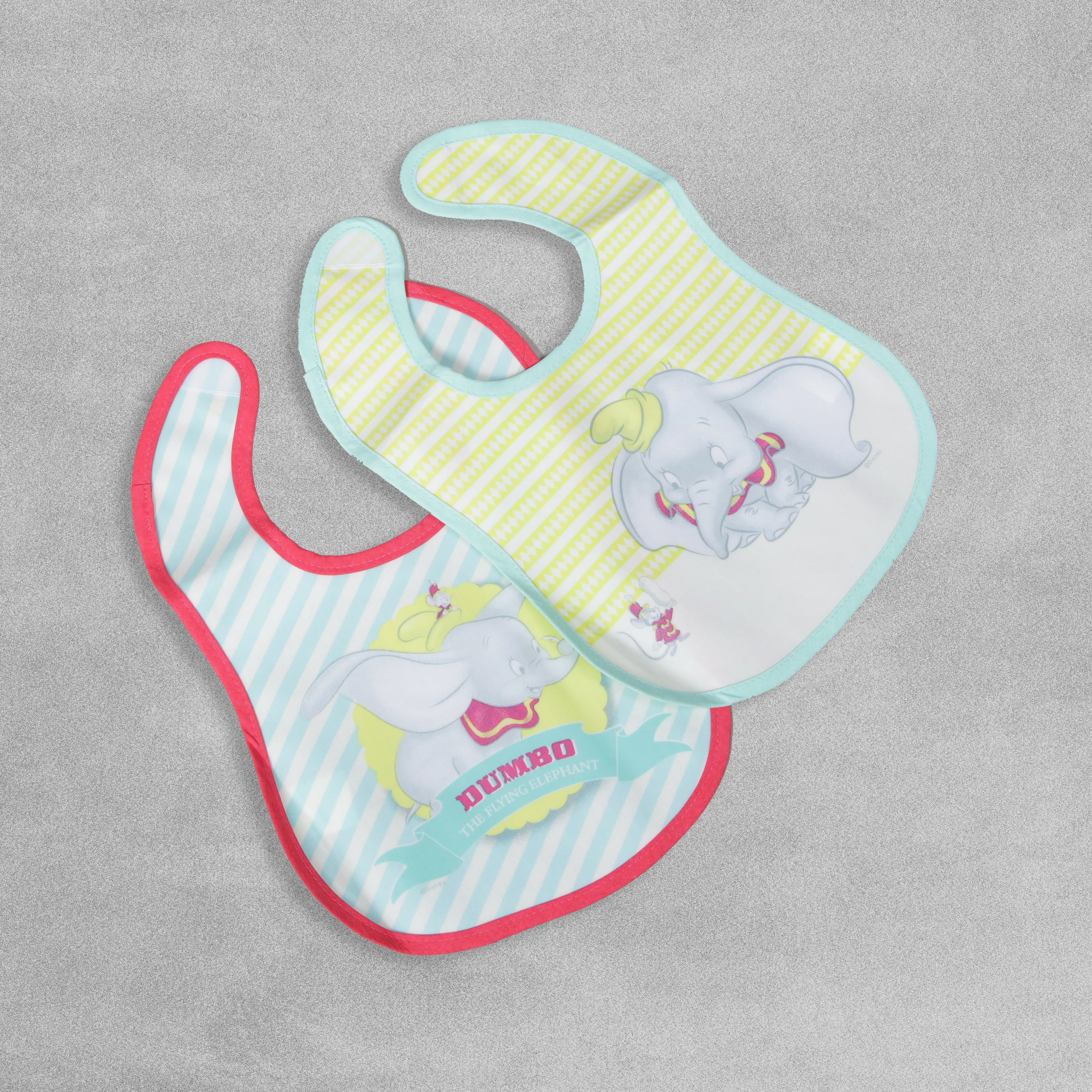 Disney Dumbo Childrens Bibs - Set of 2