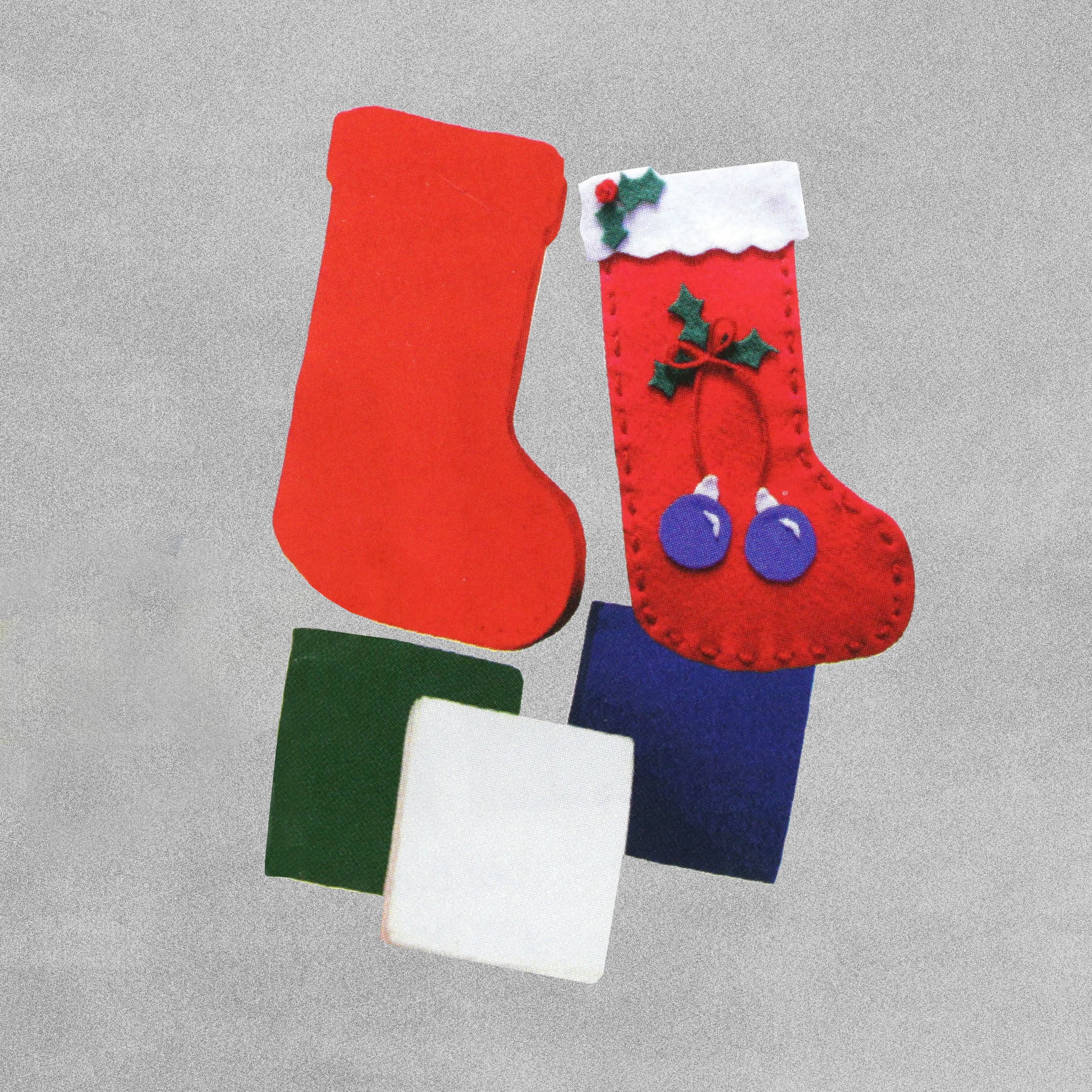 Christmas Stocking Felt Craft Kit - Makes 30