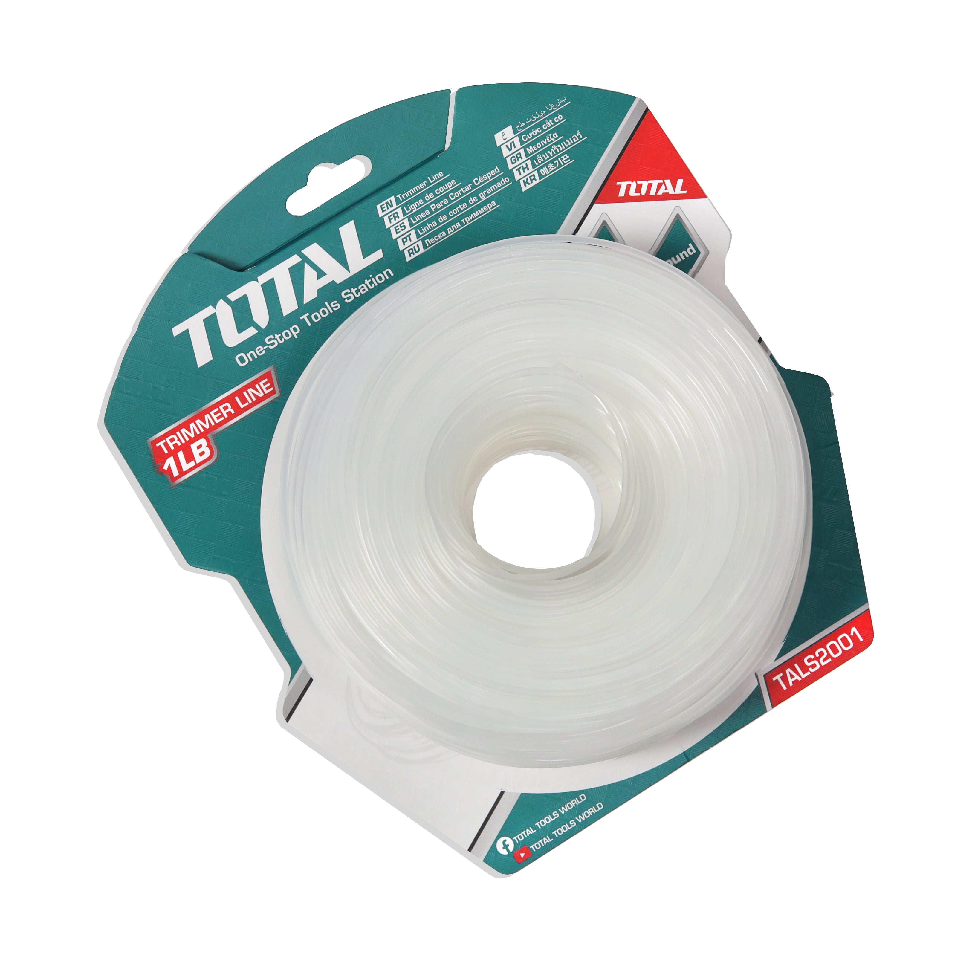 Total Trimmer Line 1LB 2mm White - TALS2001