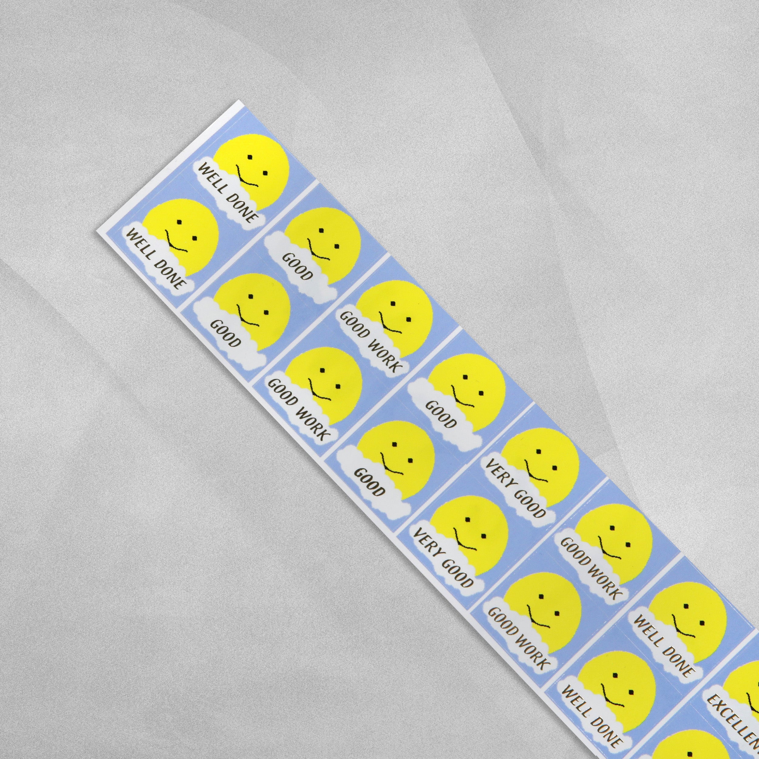 Smiley Face Reward Sticker Sheet