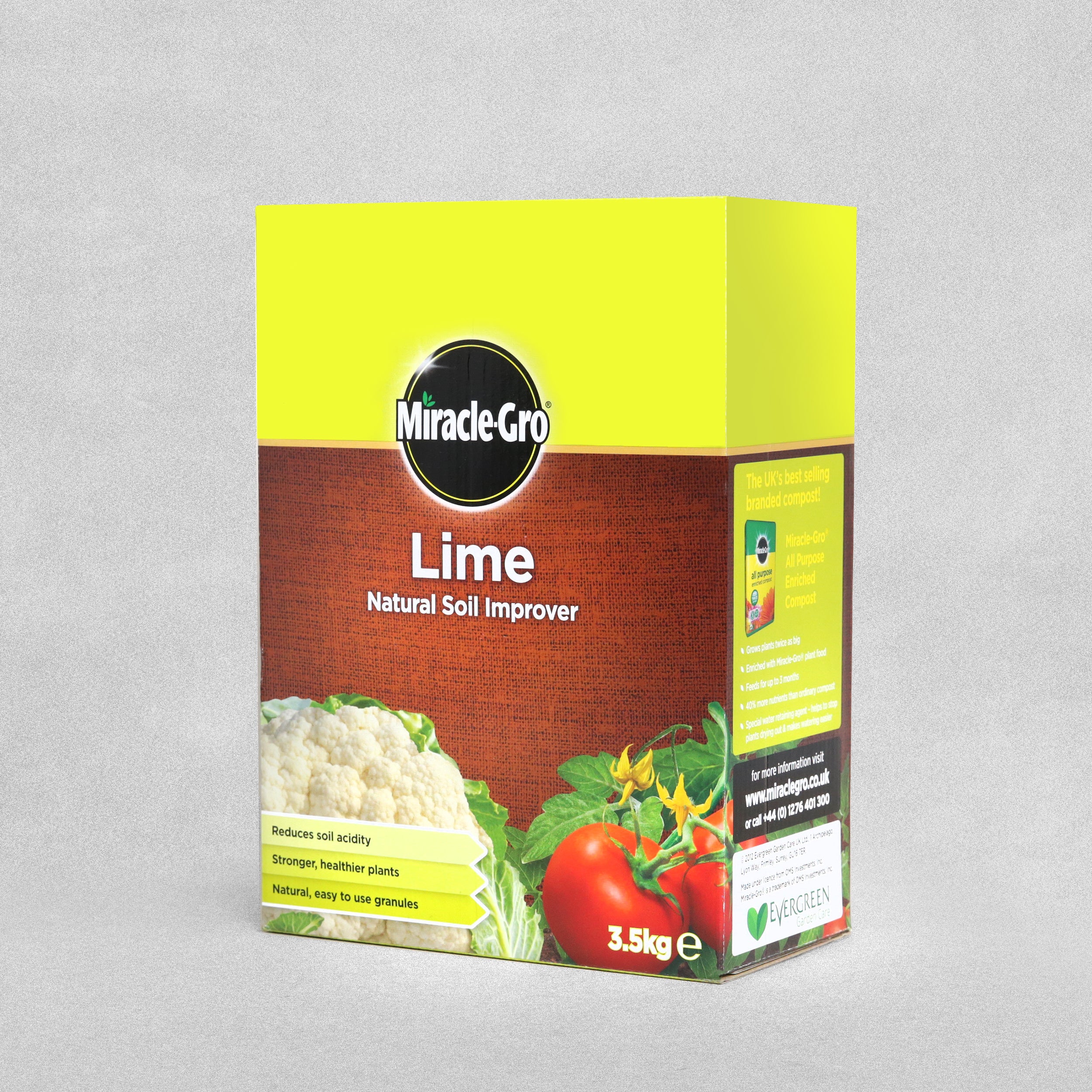 Miracle-Gro   Lime Natural Soil Improver 3.5kg