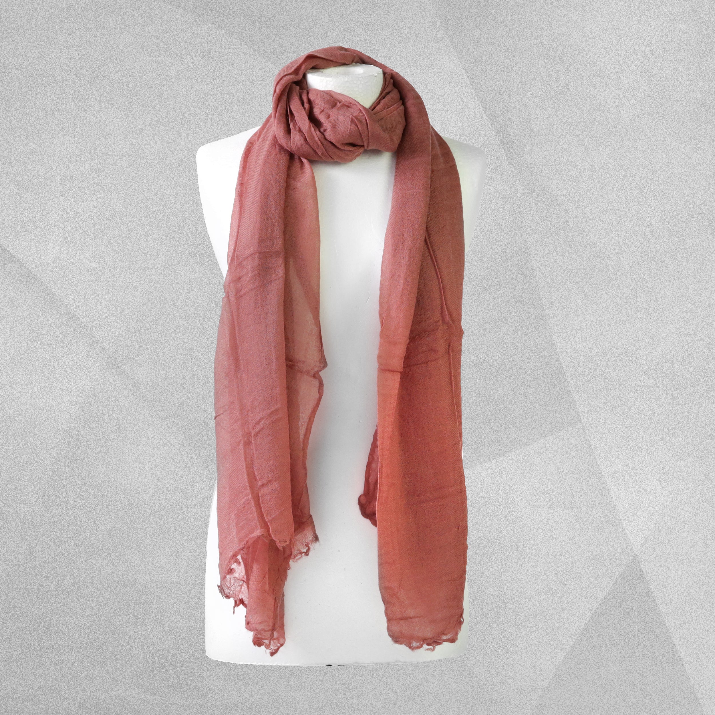 'Bella Ballou' 100% Cashmere Scarf - Dusty Rose