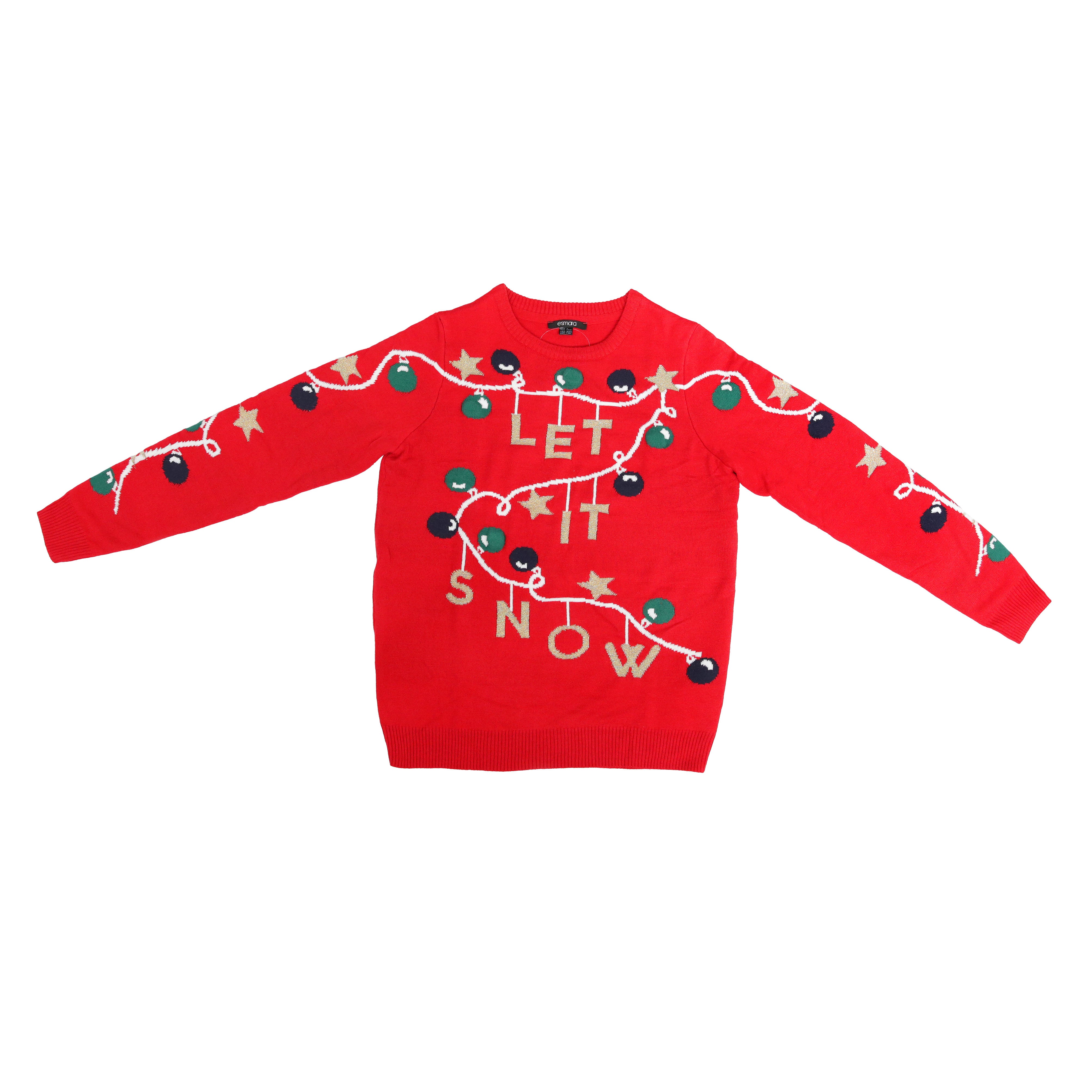 Premium Women's Christmas Jumper - Let It Snow - Various Sizes Available