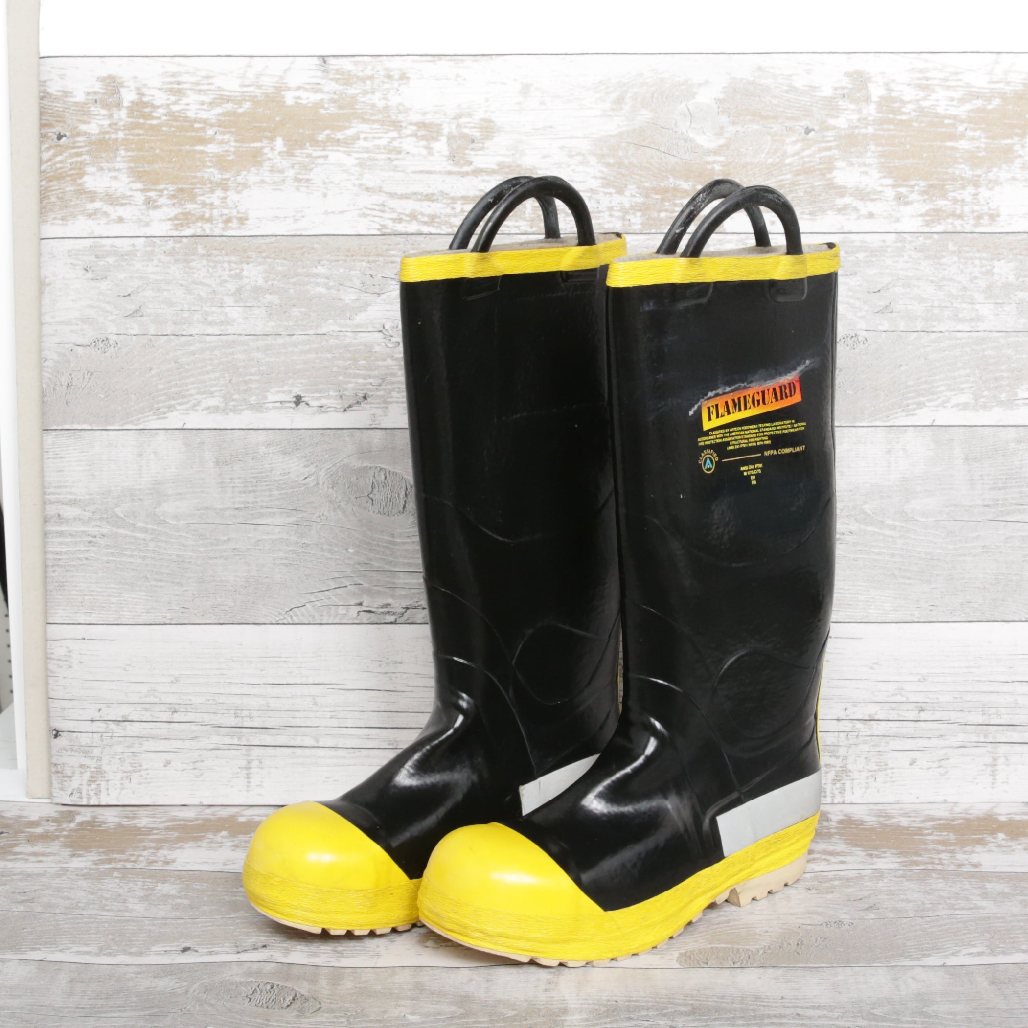 De-Branded Flameguard Safety Wellington Boots UK7