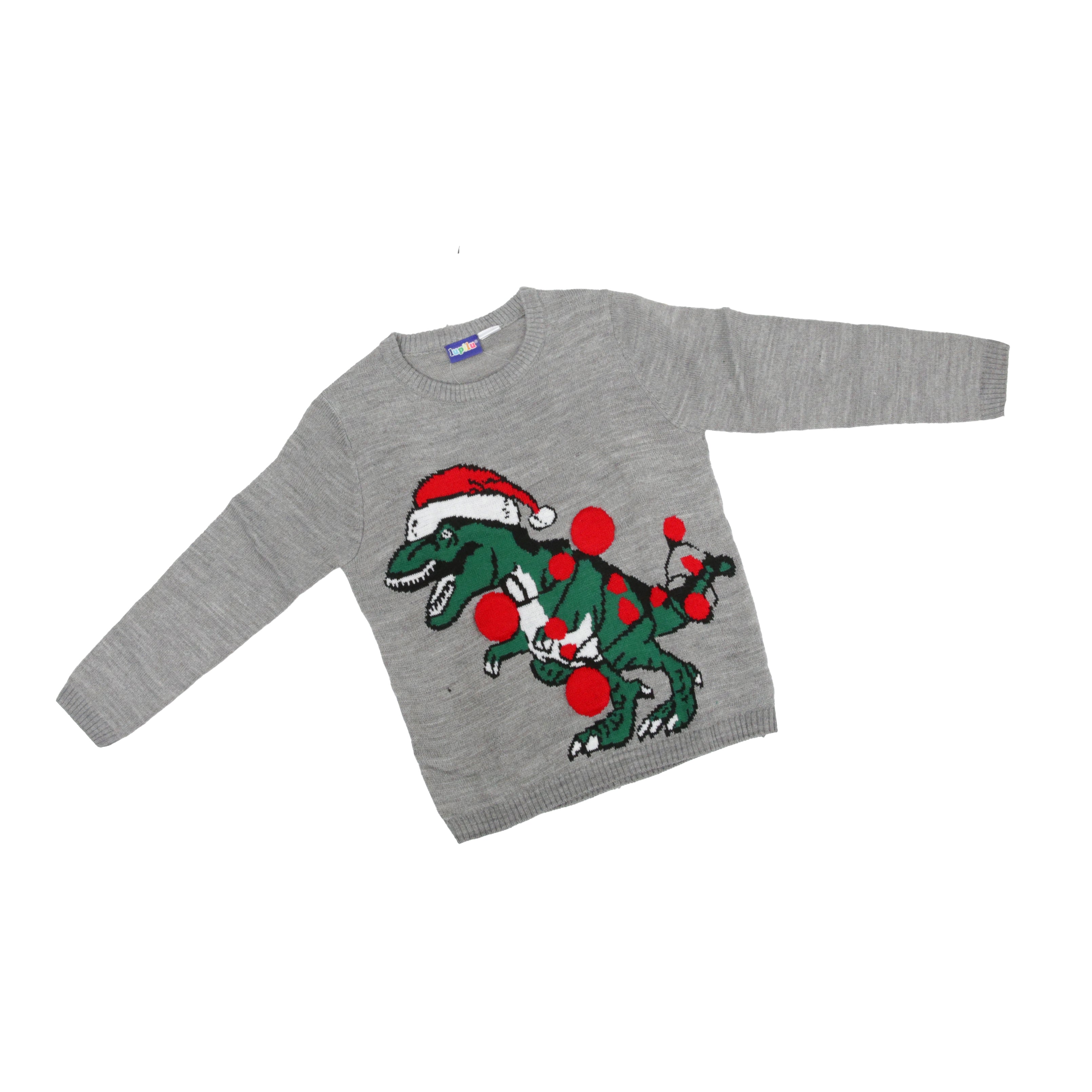 Kids Christmas Jumper - Dinosaur - Various Sizes Available