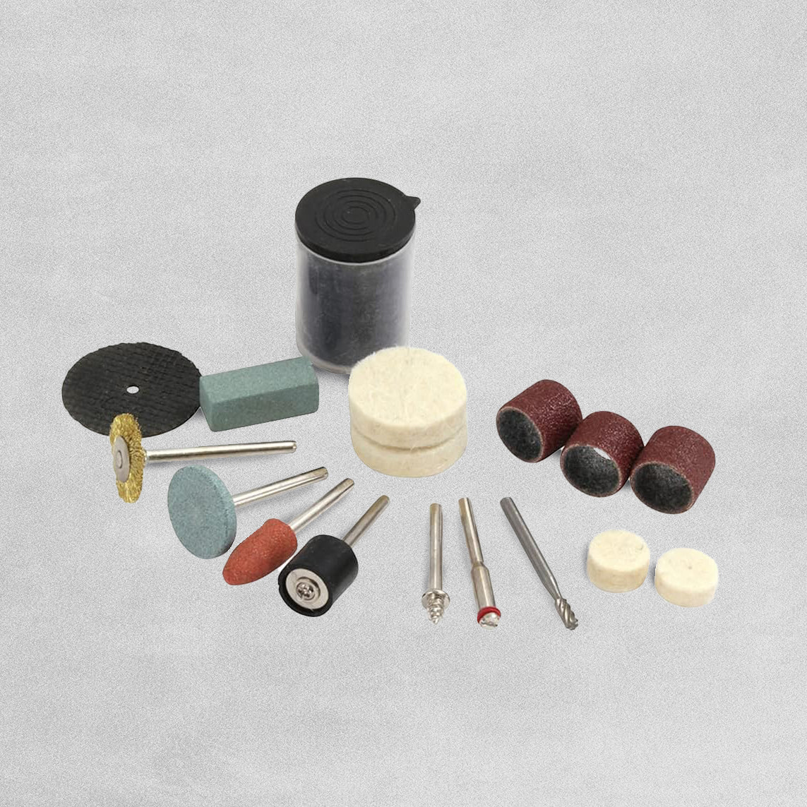 Dekton Mini Power Tool Hobby Accessory Kit - Set of 52 Pieces