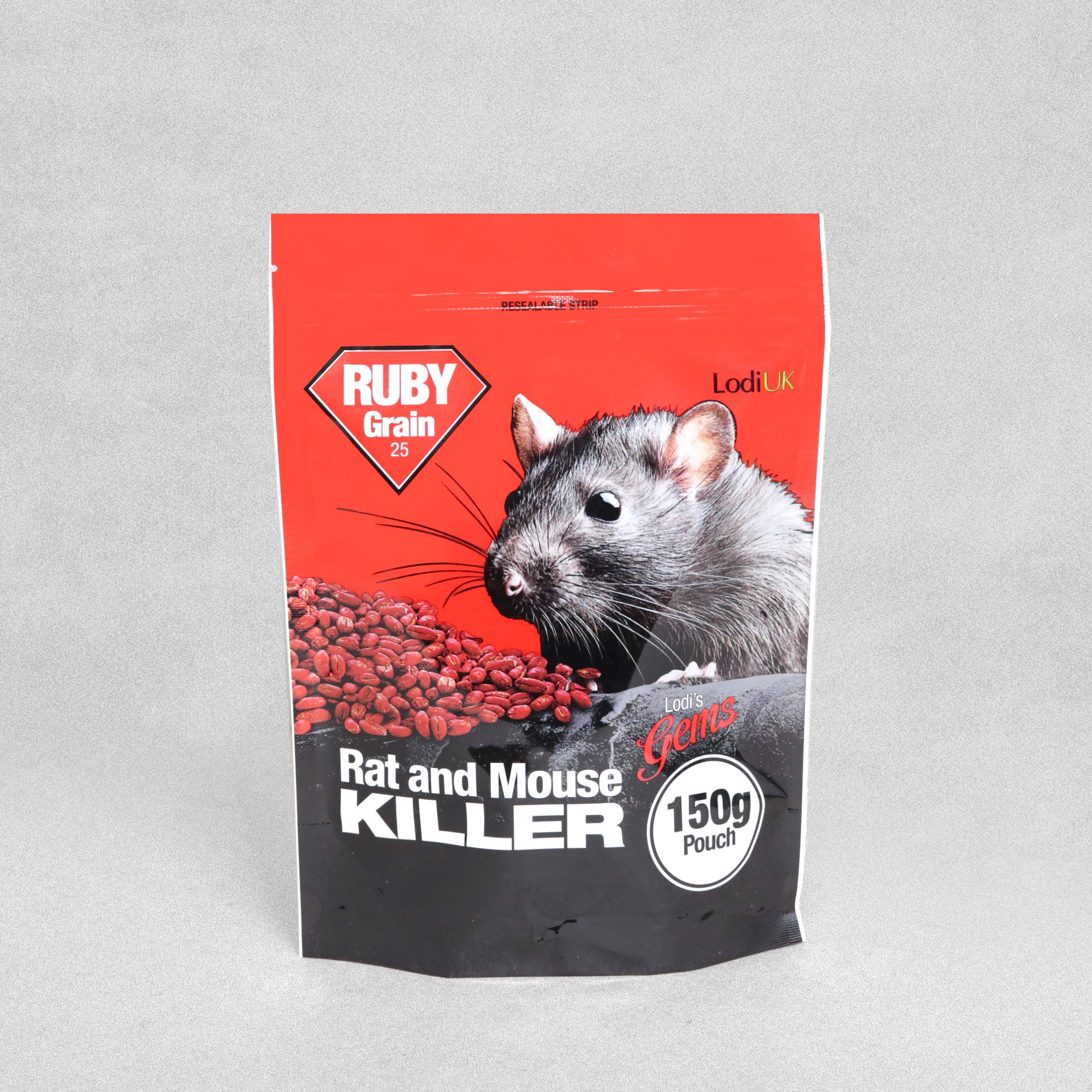 Rat and Mouse Killer - Ruby Grain - 150g