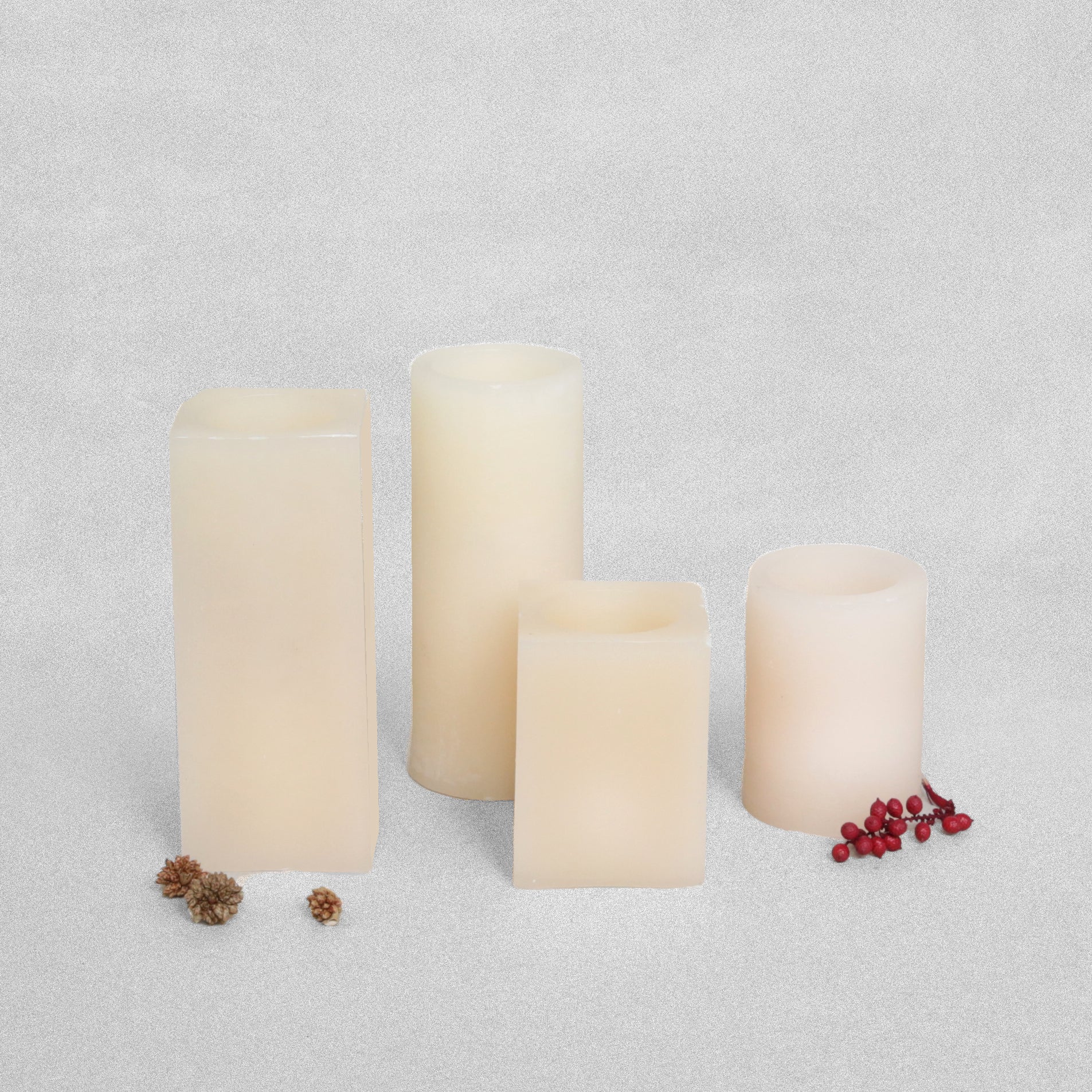 LED Faux Wax Candle - Various Sizes Available