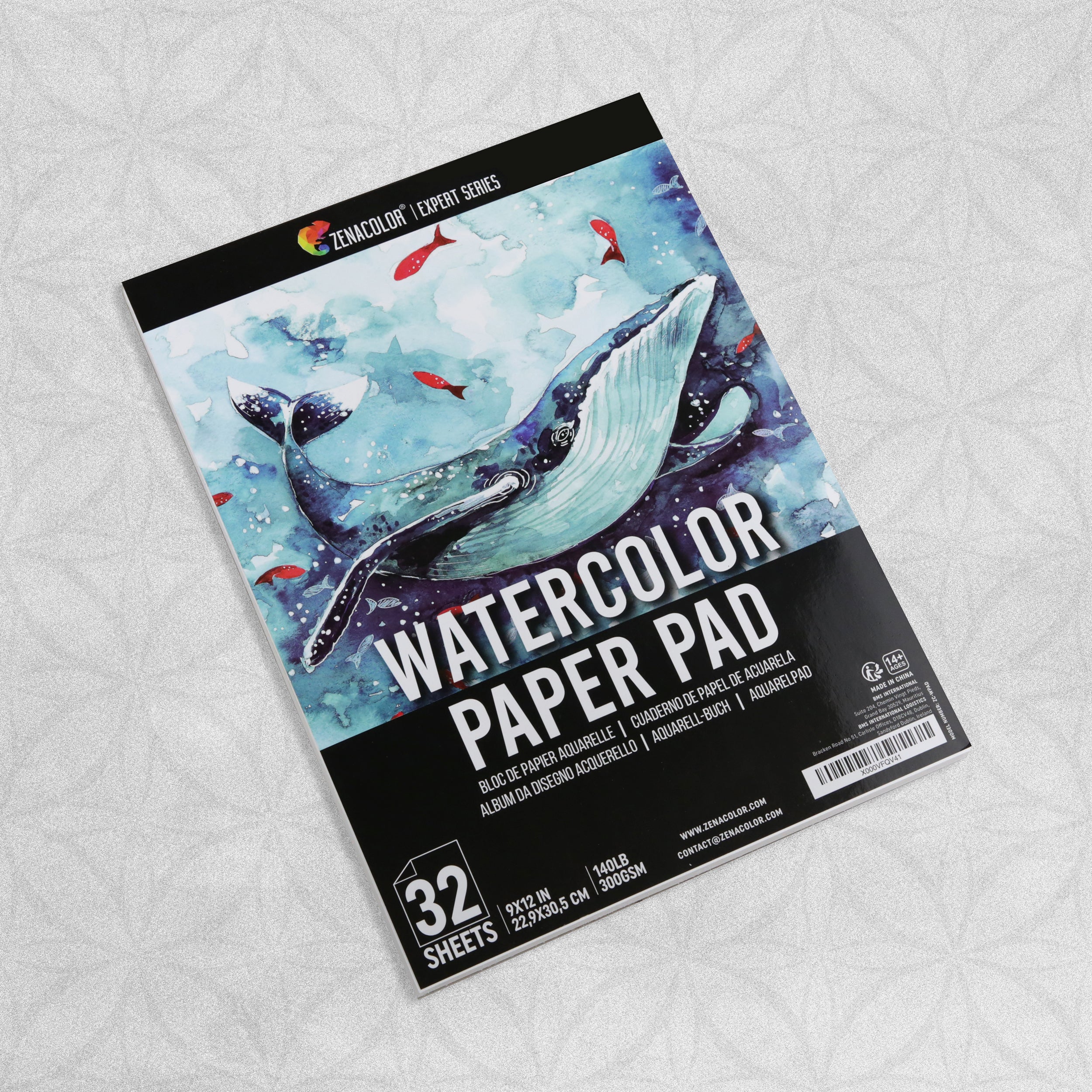 Zenacolor A4 Watercolour Paper Pad (32 Sheets)