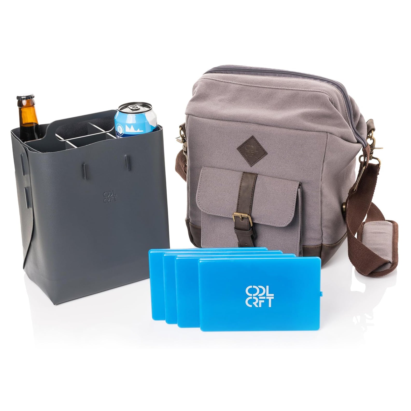 COOLCRFT Cooler Bag with Removable Drinks Holder