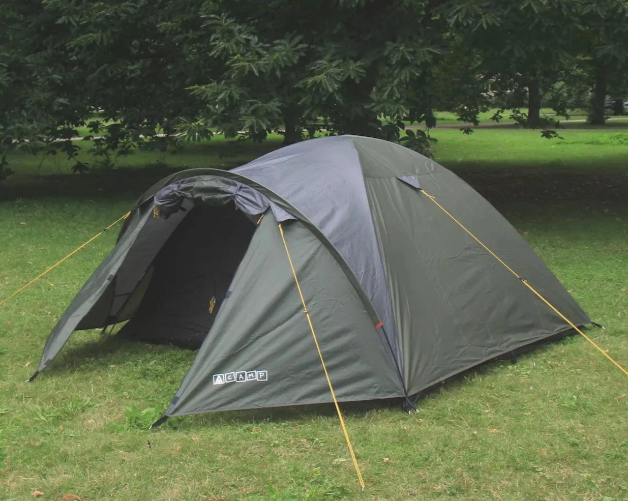 Tambu Acamp 3-4 Person Dome Tent - Grey / Taupe - 55% OFF