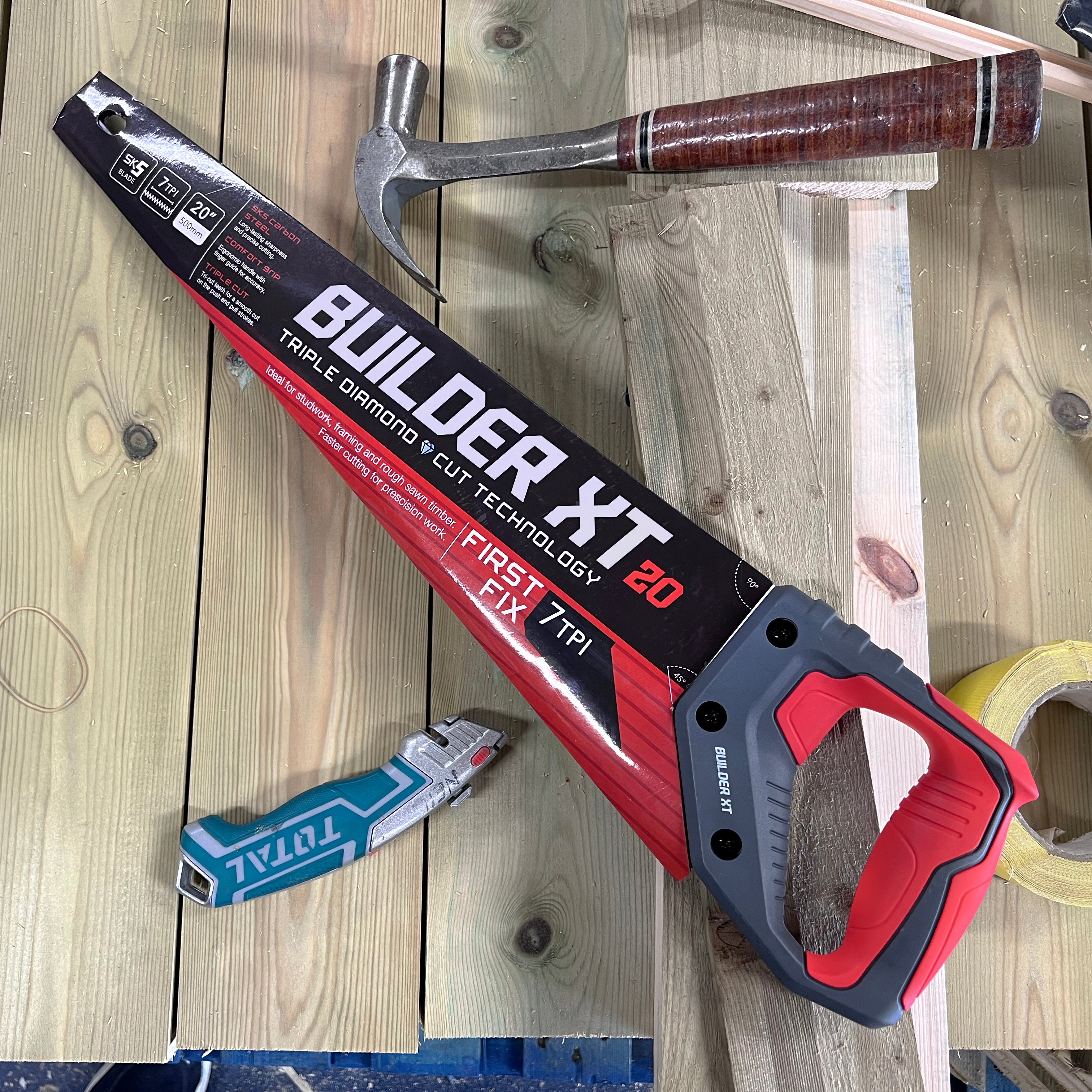 Builder XT - First Fix Hand Saw - Various Lengths Available