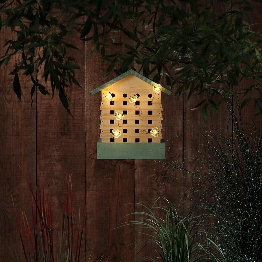 Noma Solar Powered 20cm Bee Hive