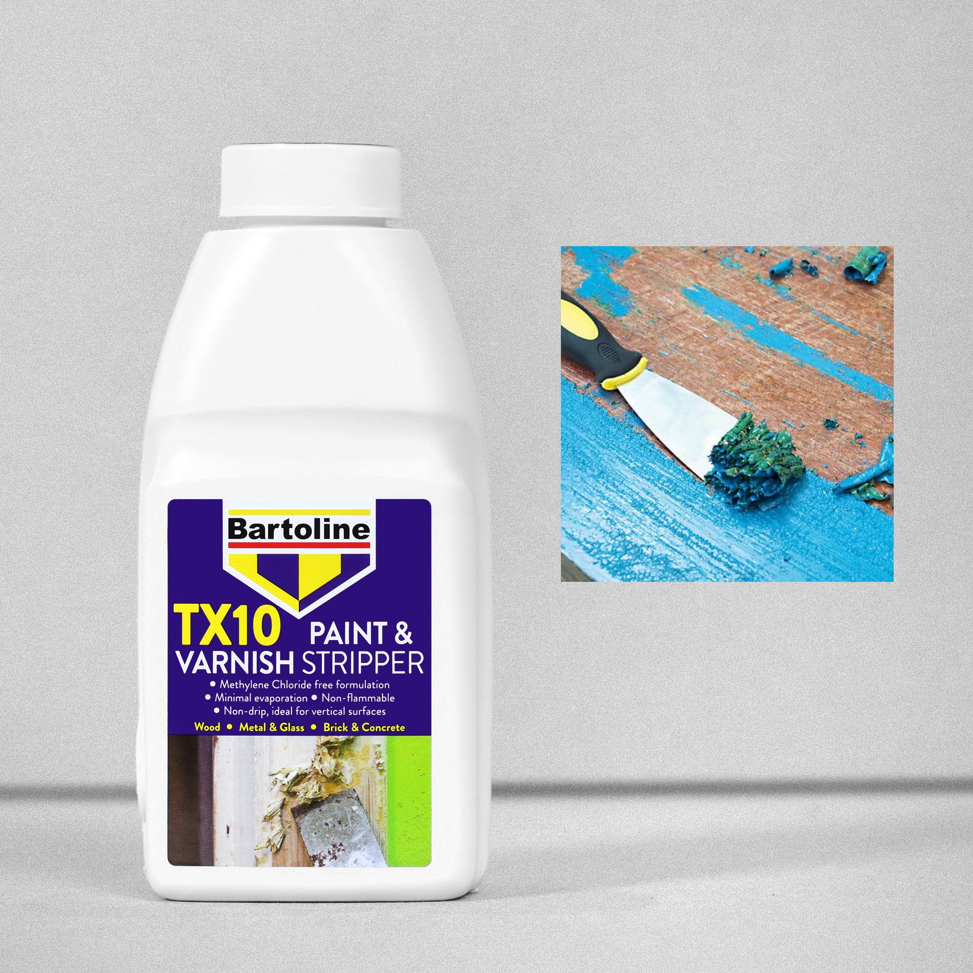 Bartoline TX10 Non-flammable Paint & Varnish Stripper - 500ml