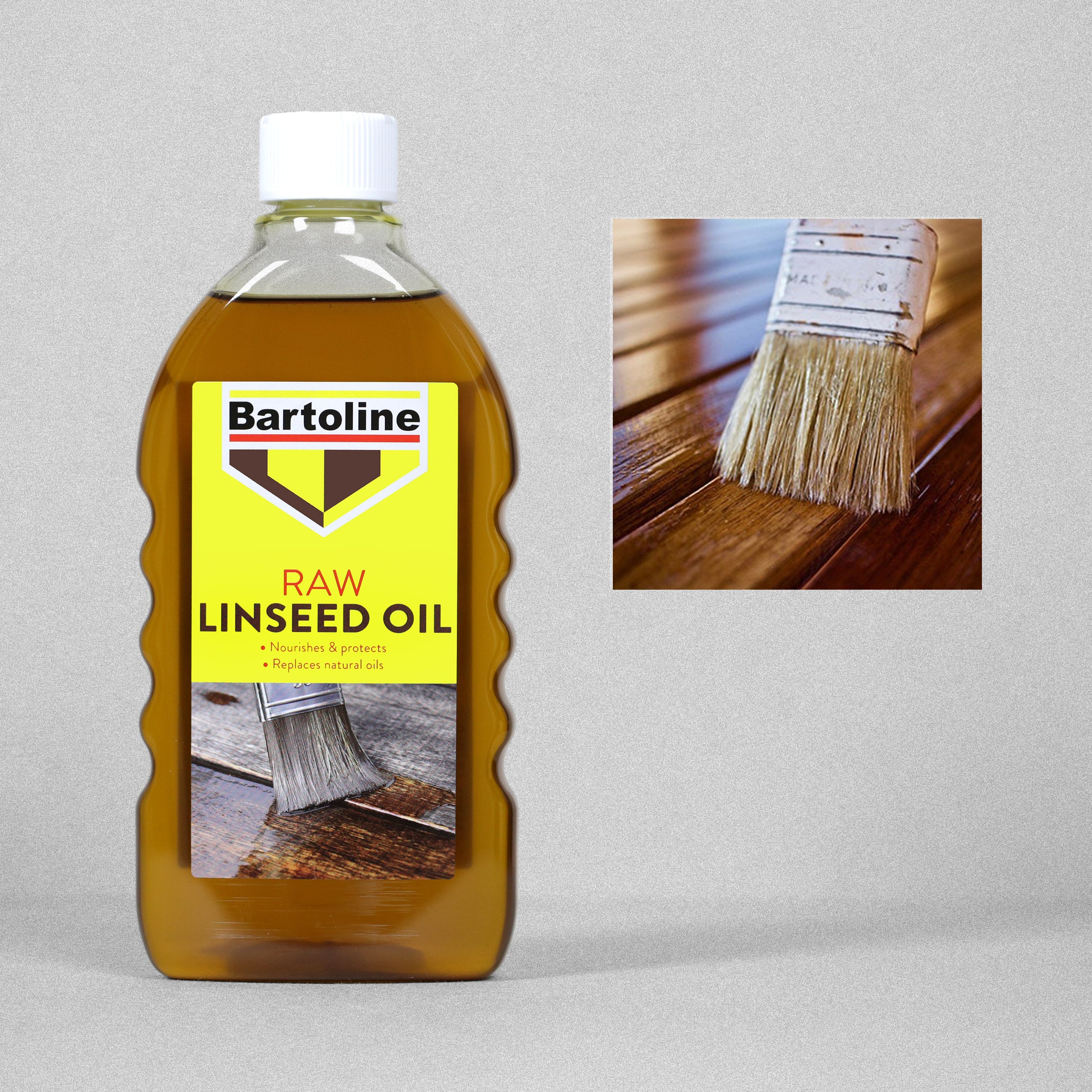 Bartoline Natural Oil Replacement Raw Linseed Oil - 500ml