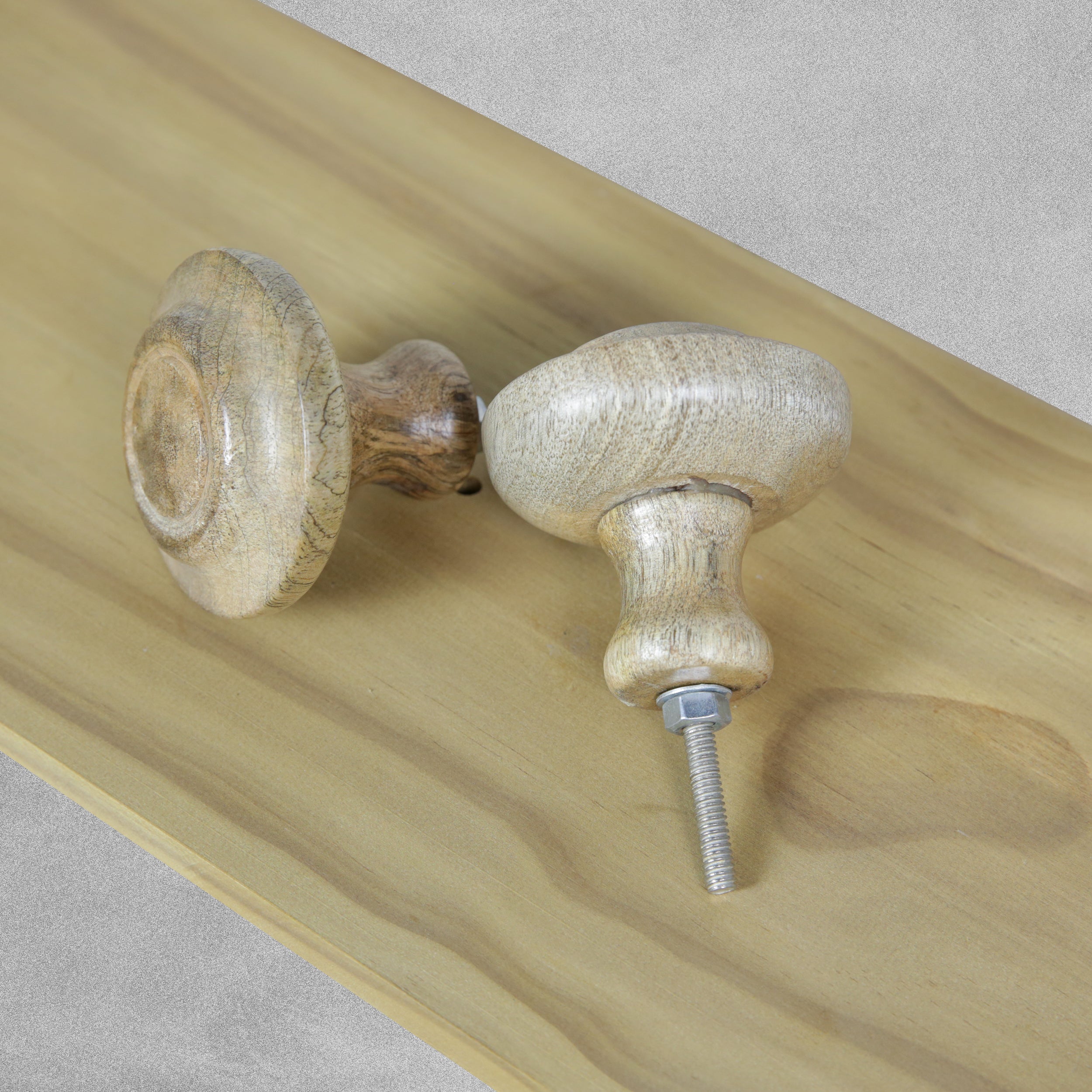 Wooden Door Knobs - Large