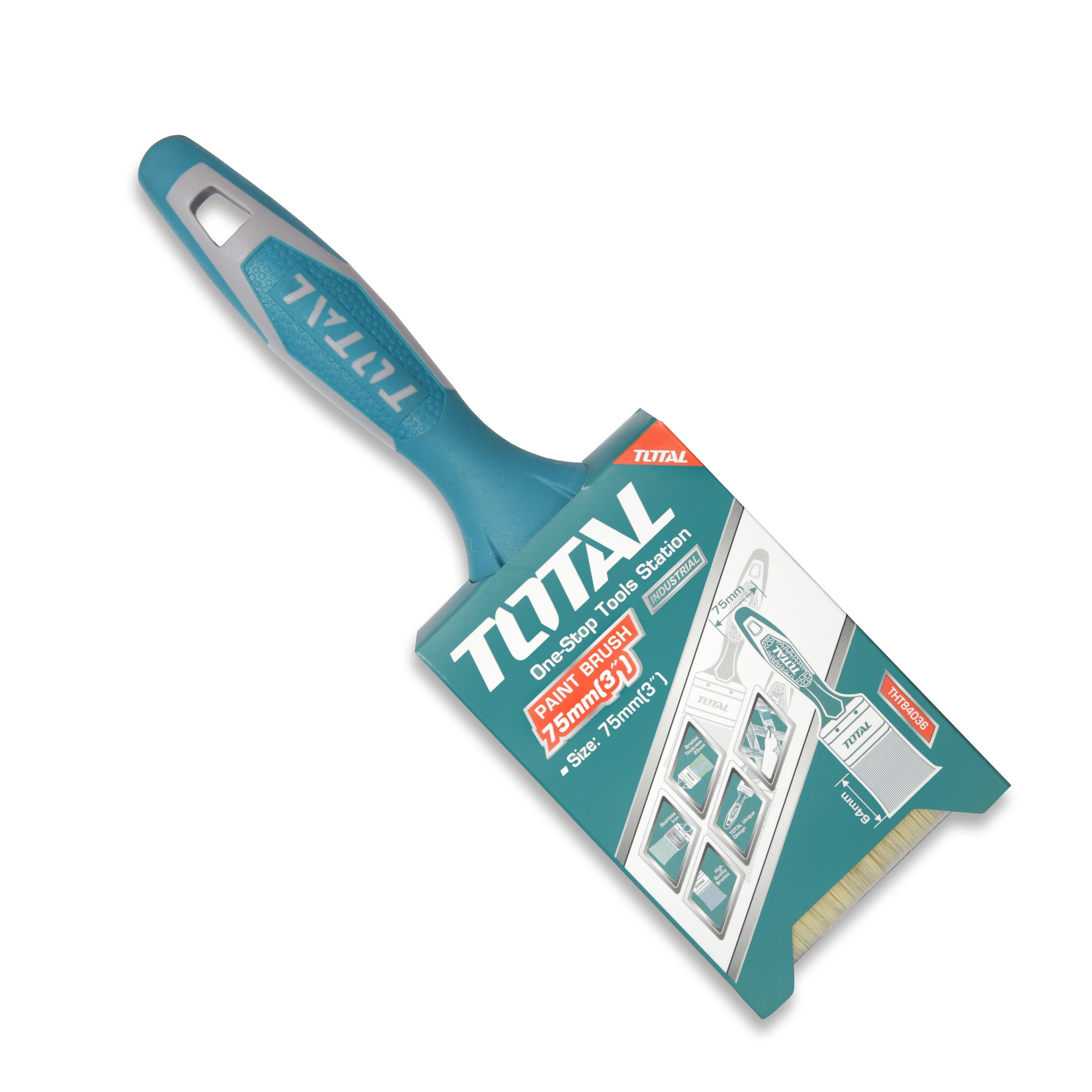 Total 75mm 3" Paint Brush - THT84036