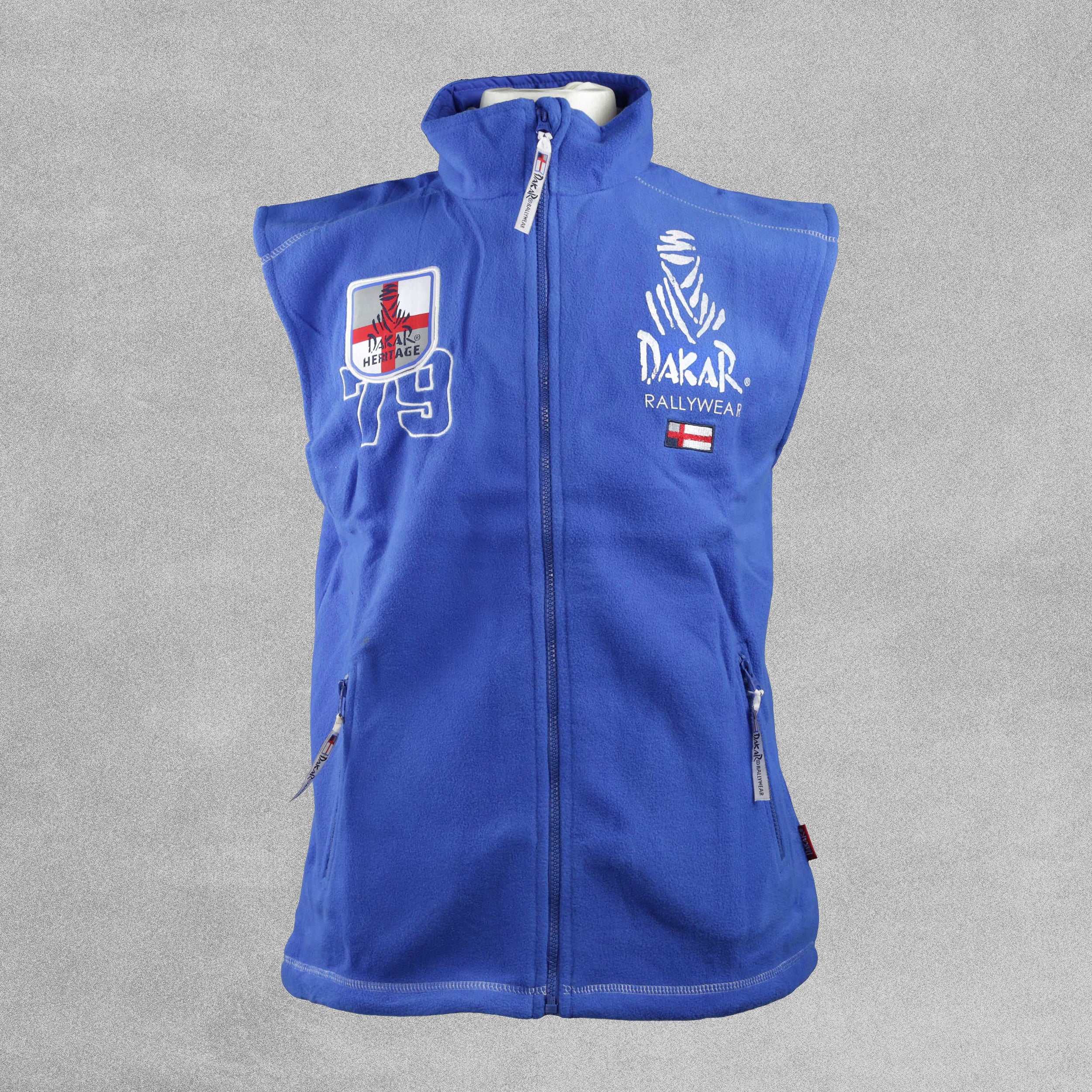 Official Dakar Rallywear Fleece Bodywarmer - Cobalt