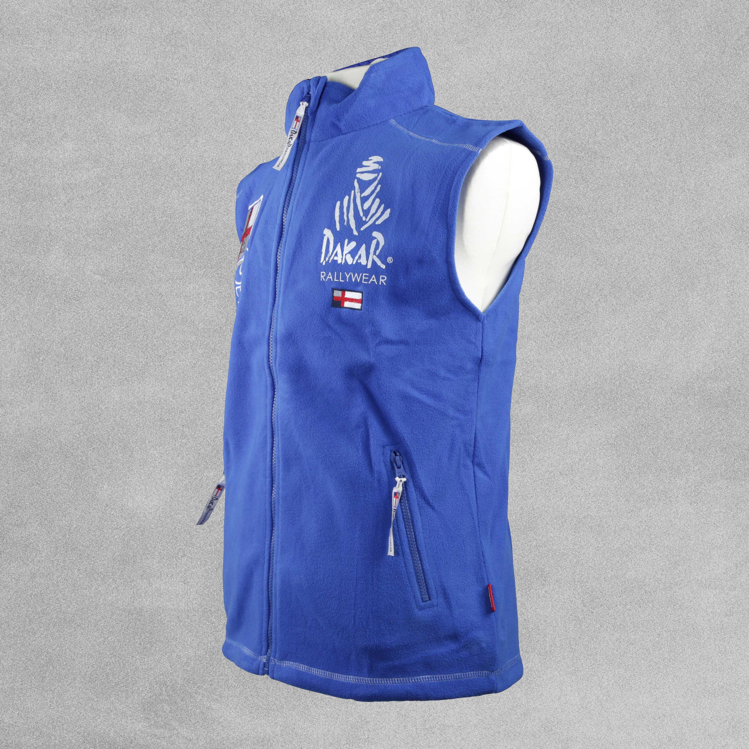 Official Dakar Rallywear Fleece Bodywarmer - Cobalt