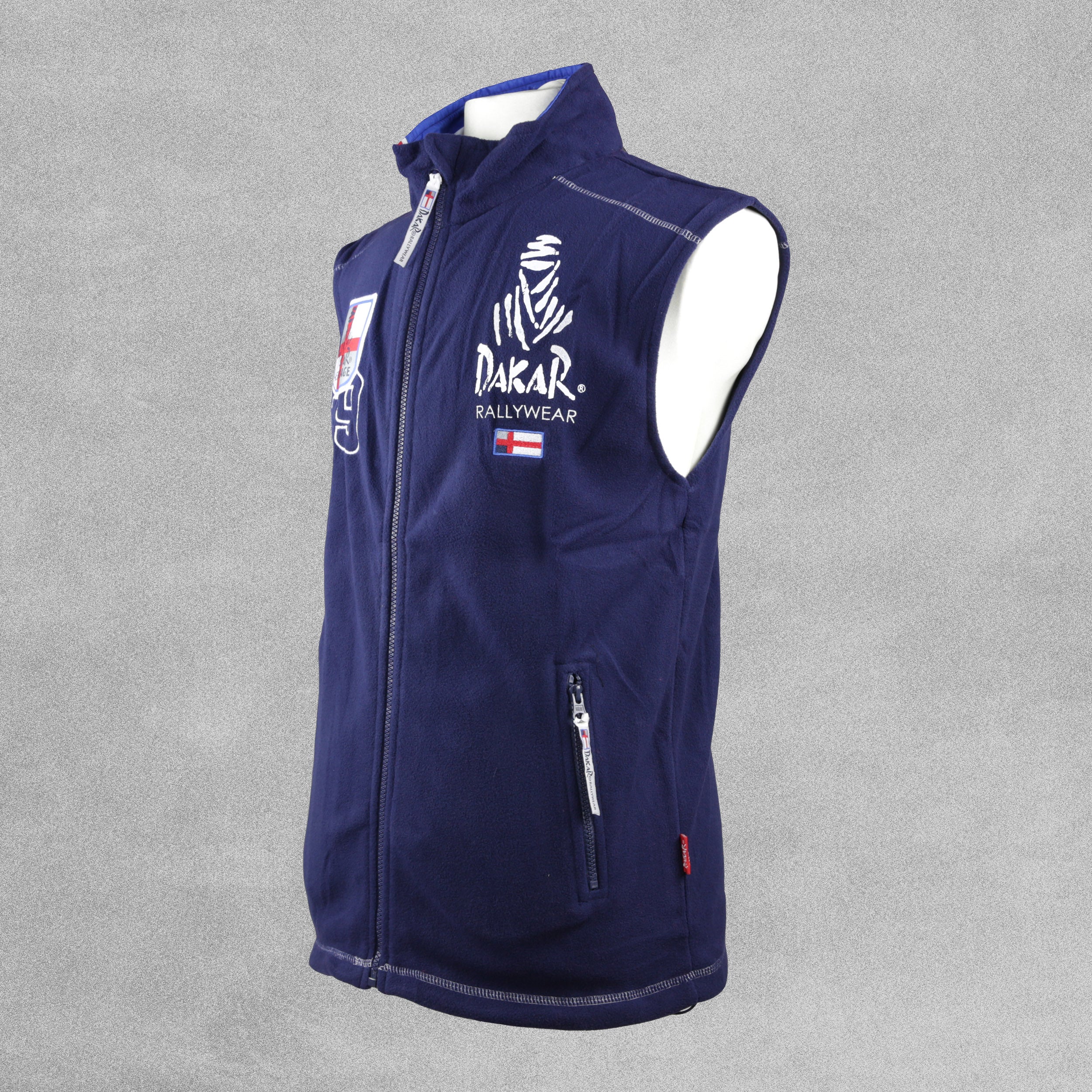 Official Dakar Rallywear Fleece Bodywarmer - navy