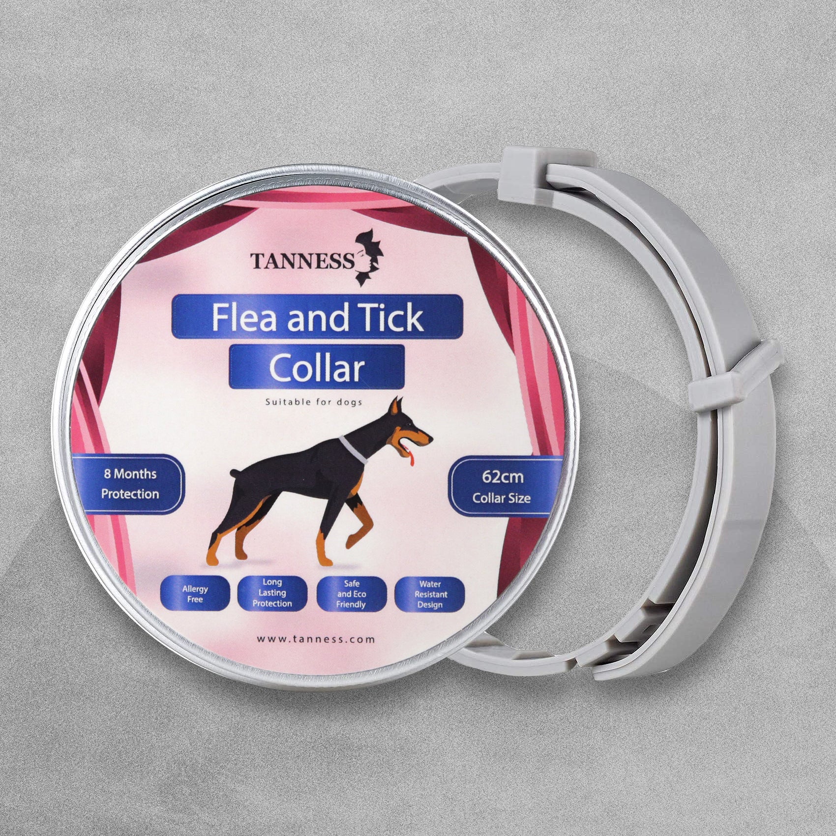 Tanness Flea and Tick Collar for Pets - Large 62cm