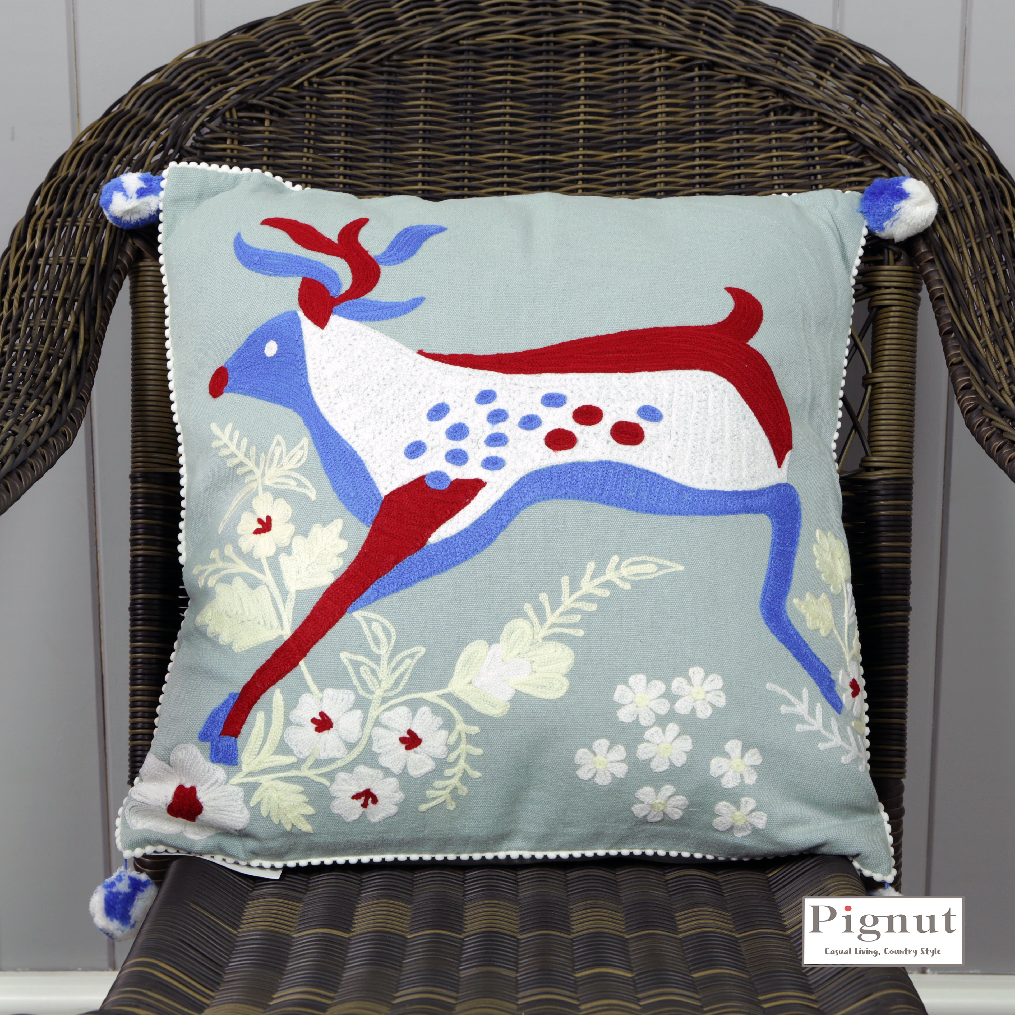 Stag Cushion - 45 x 45cm