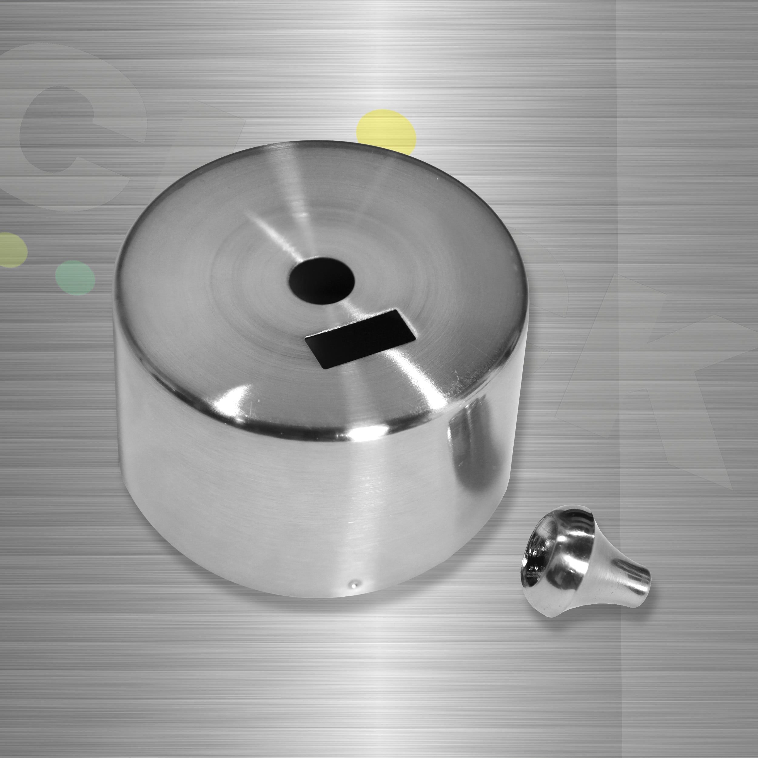 Click Metallic Cover For PRC216 Pull Switch Satin Chrome