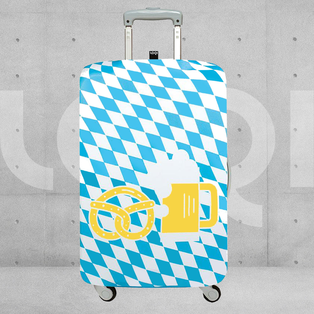 Loqi Luggage Cover - Pretzel