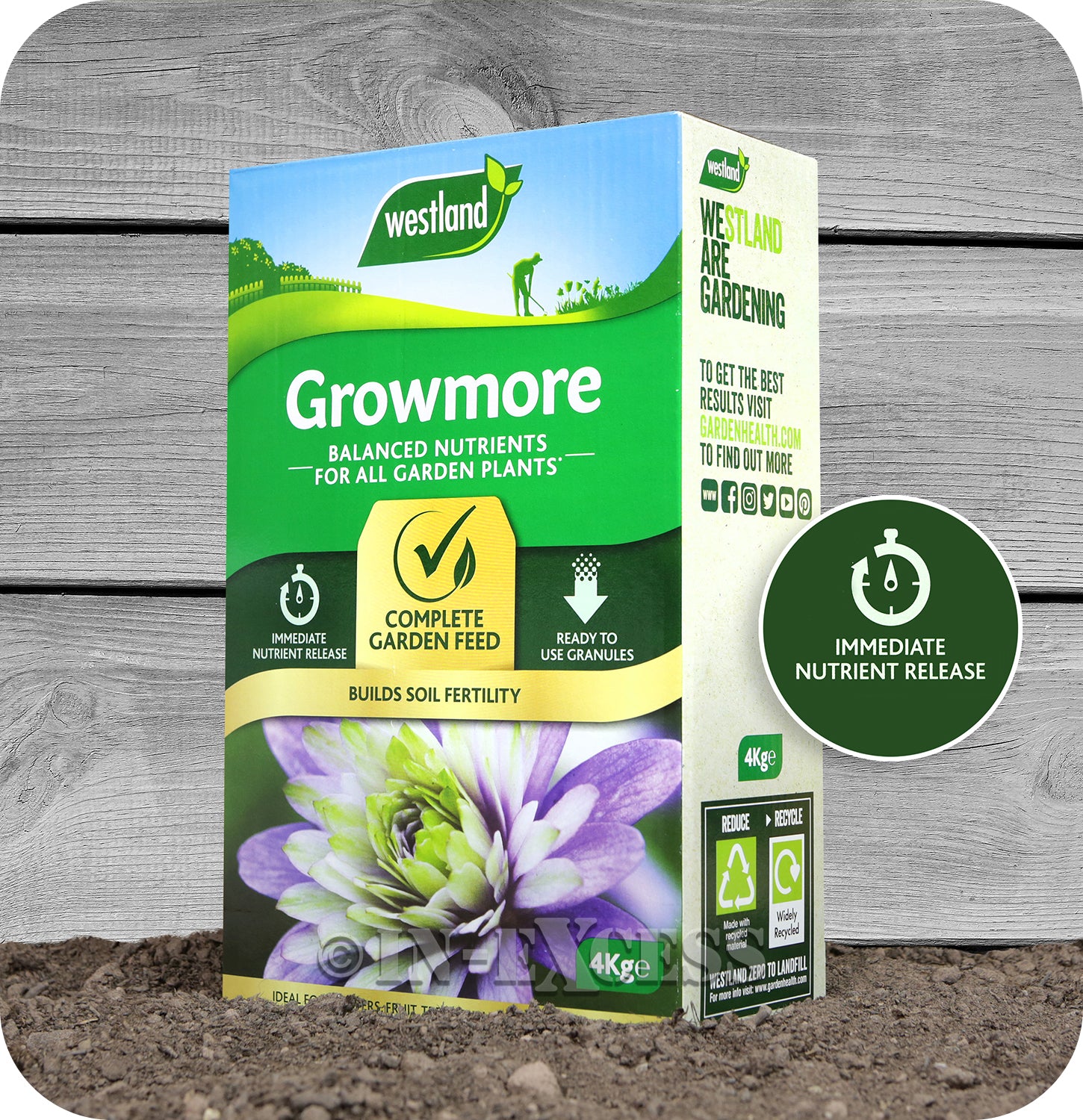 Westland Growmore Fertiliser - 4kg