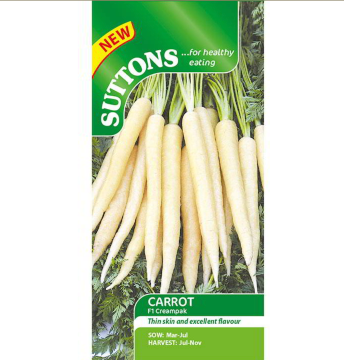 Suttons Carrot Seeds - 2 Varieties