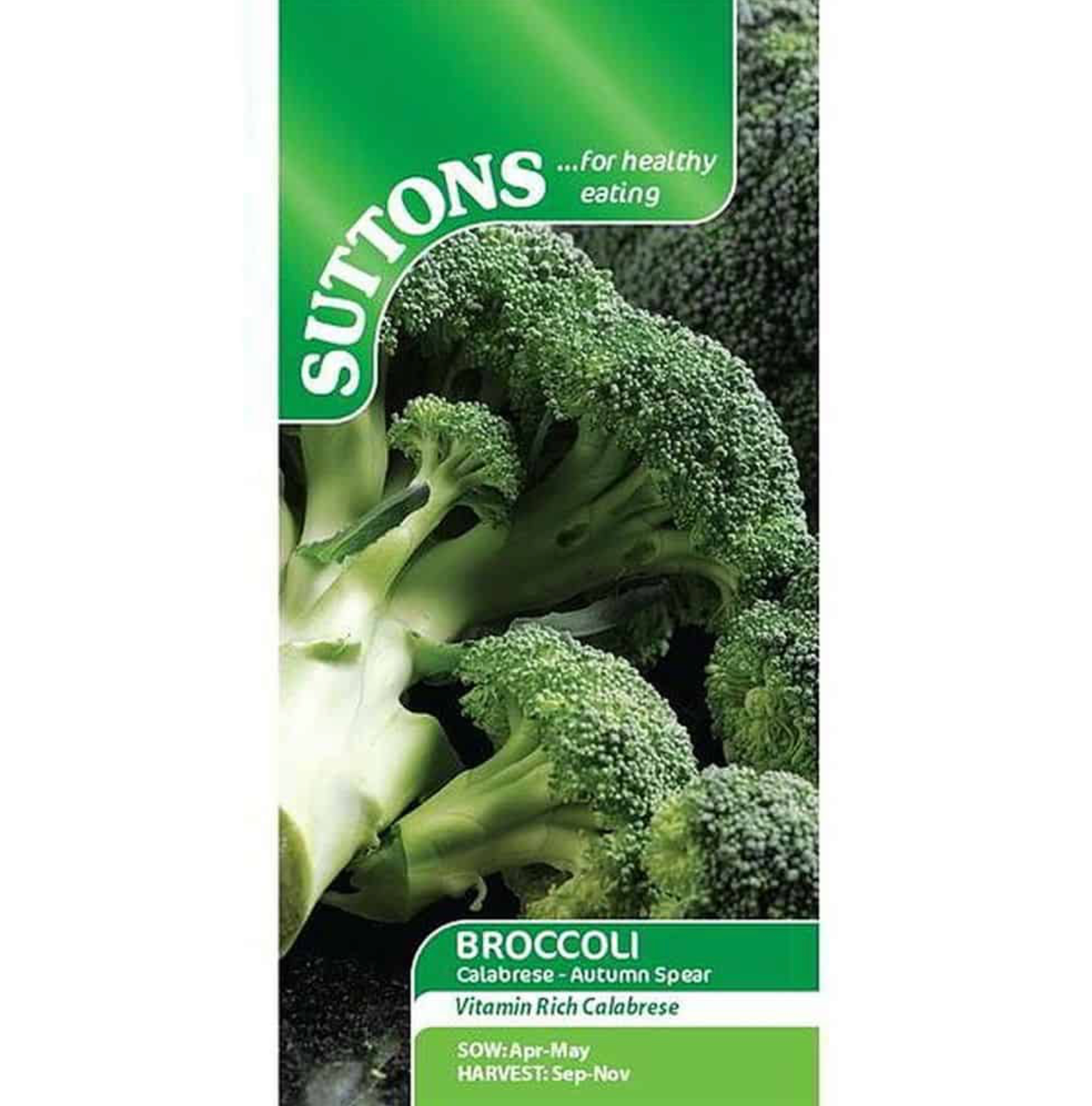 Suttons Broccoli Seeds - 3 Varieties