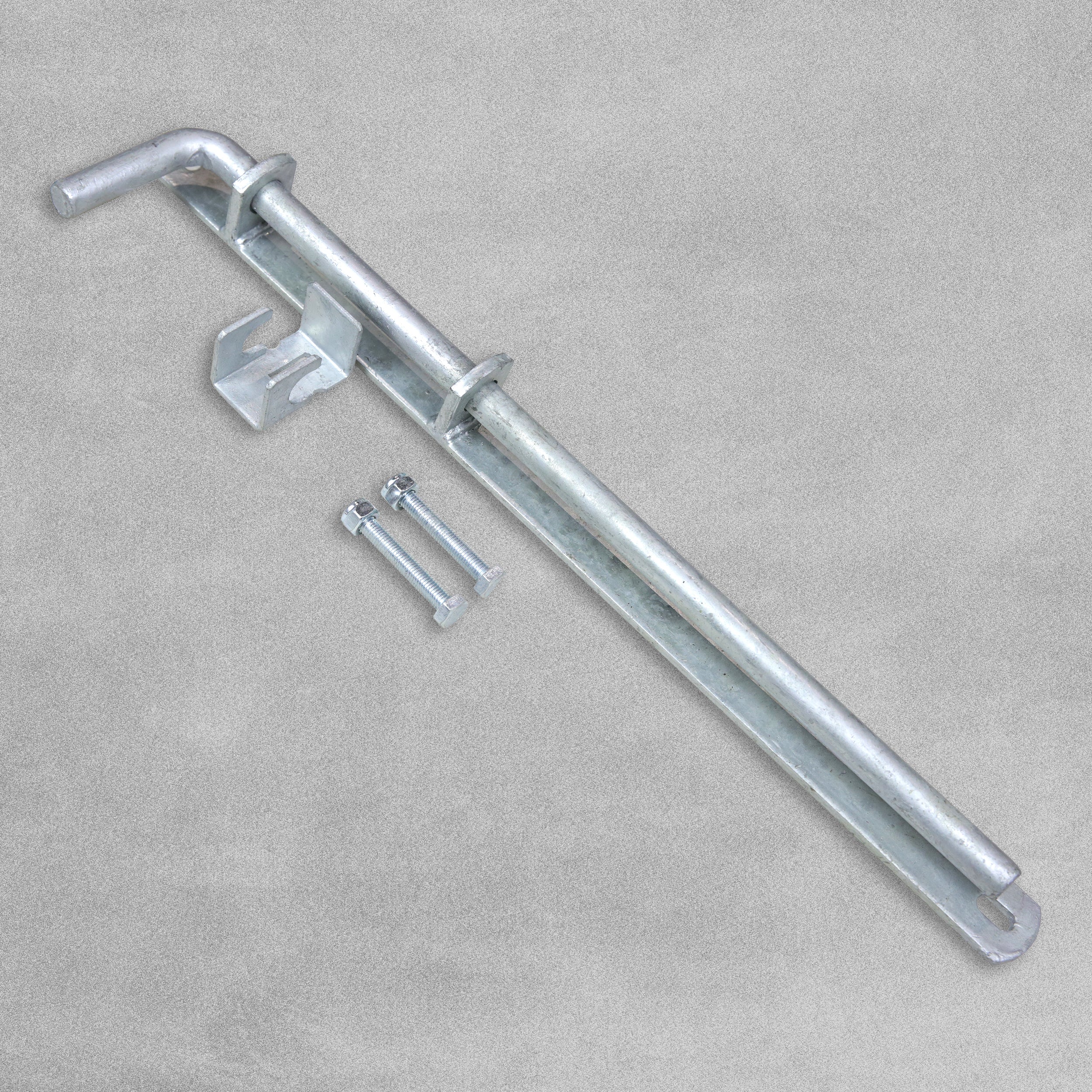 Heavy Duty Metal Gate Drop Bolt Kit Galvanised 560mm 22"