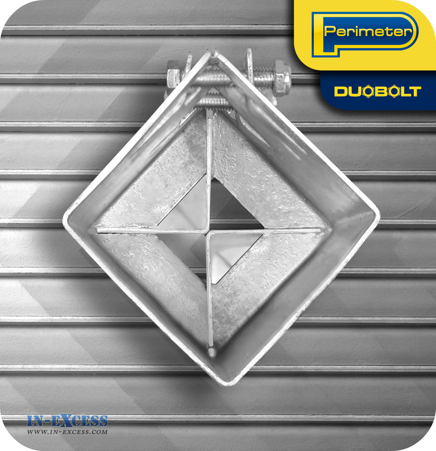 Perimeter DuoBolt Galvanised Ground Spike Fence Support -  100mm (4")