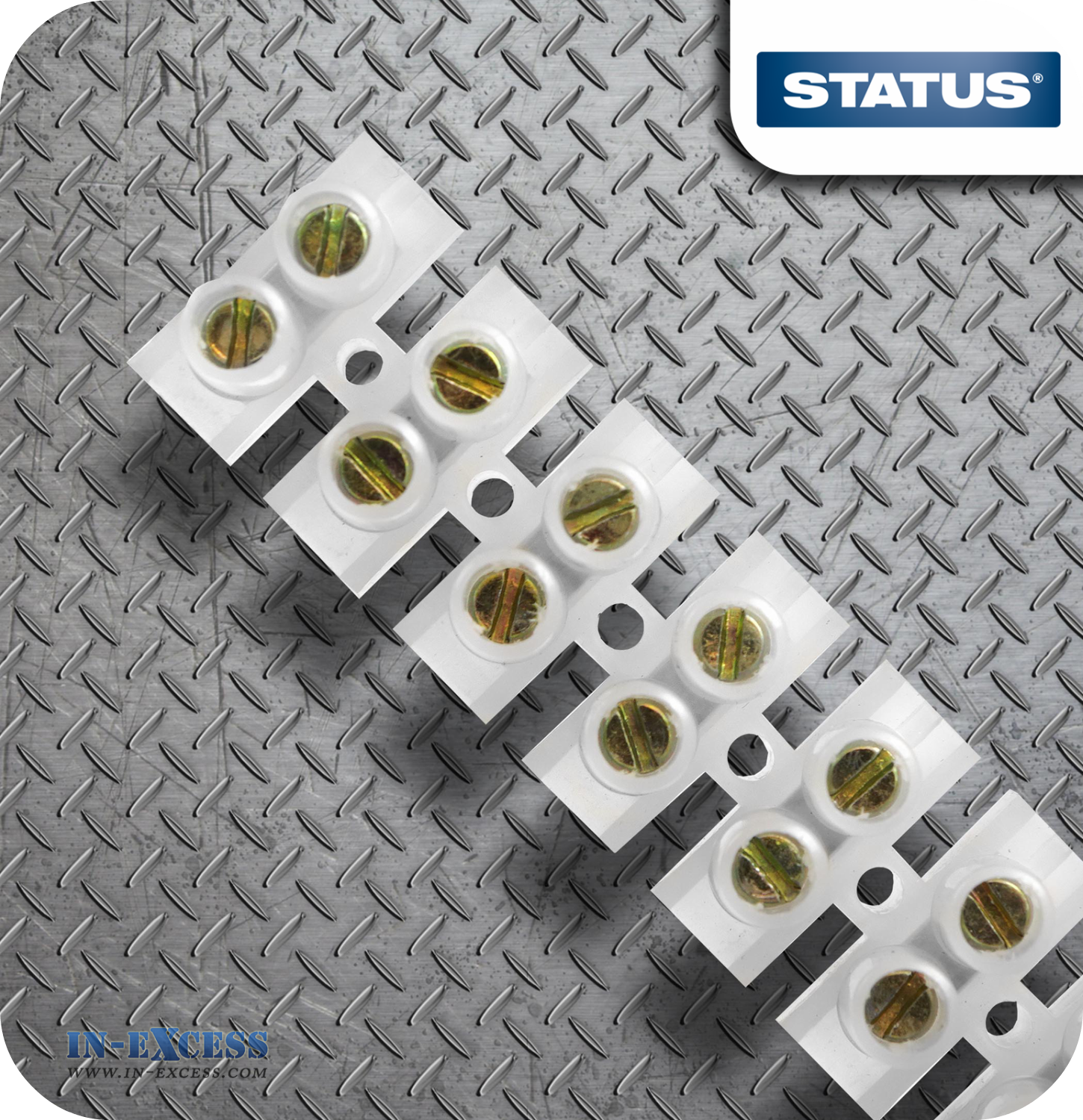 Status Terminal Block Strip - 15 Amp